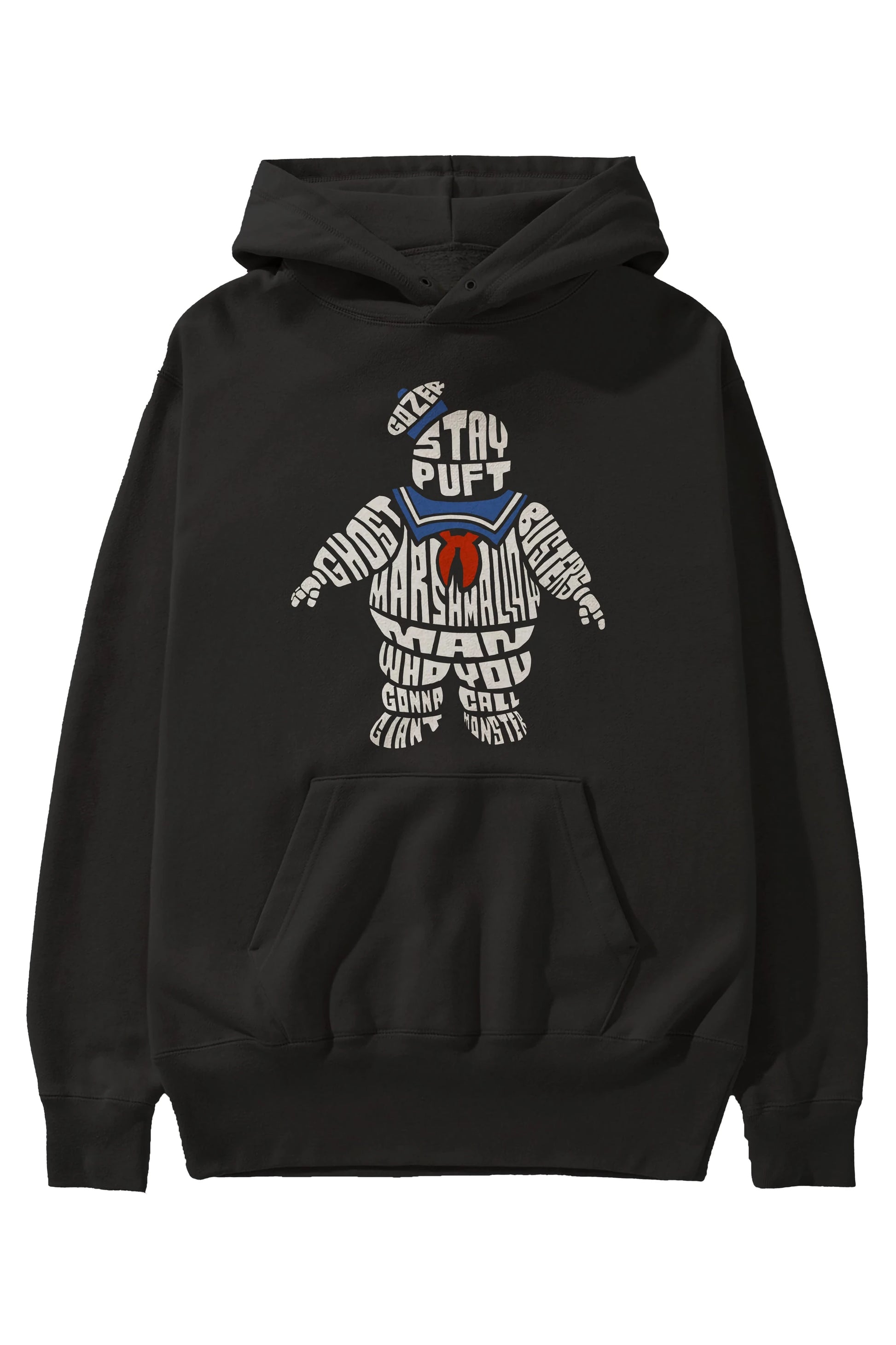 Stay Puft Ön Baskılı Hoodie Oversize Kapüşonlu Sweatshirt Erkek Kadın Unisex
