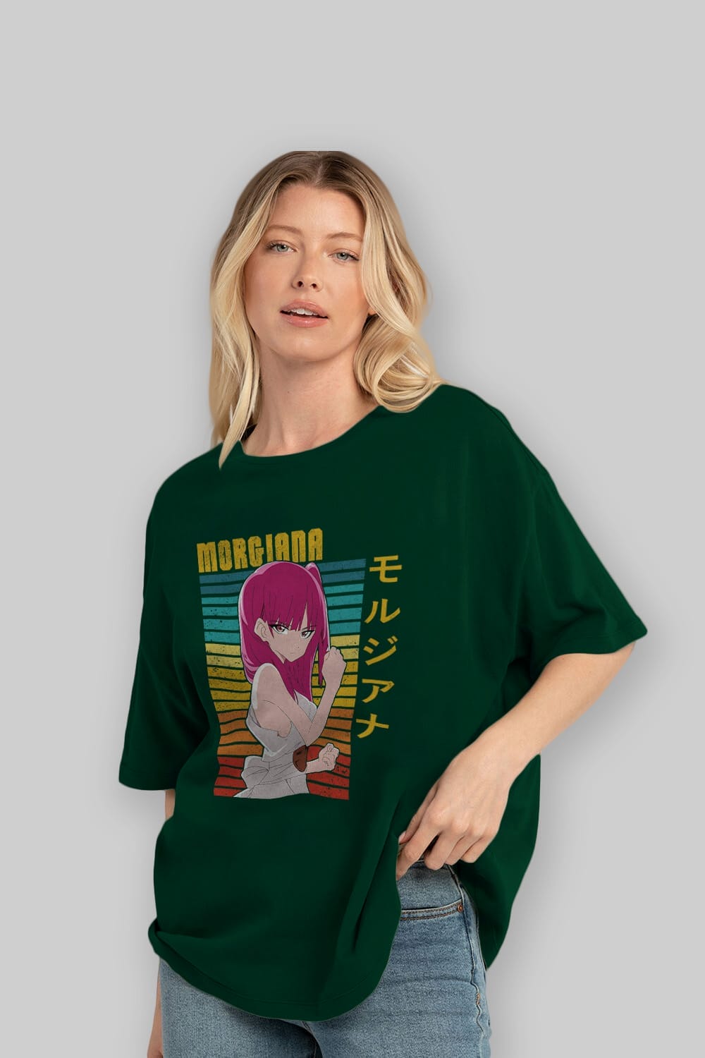 Morgiana 3 Anime Ön Baskılı Oversize t-shirt %100 pamuk Erkek Kadın Unisex