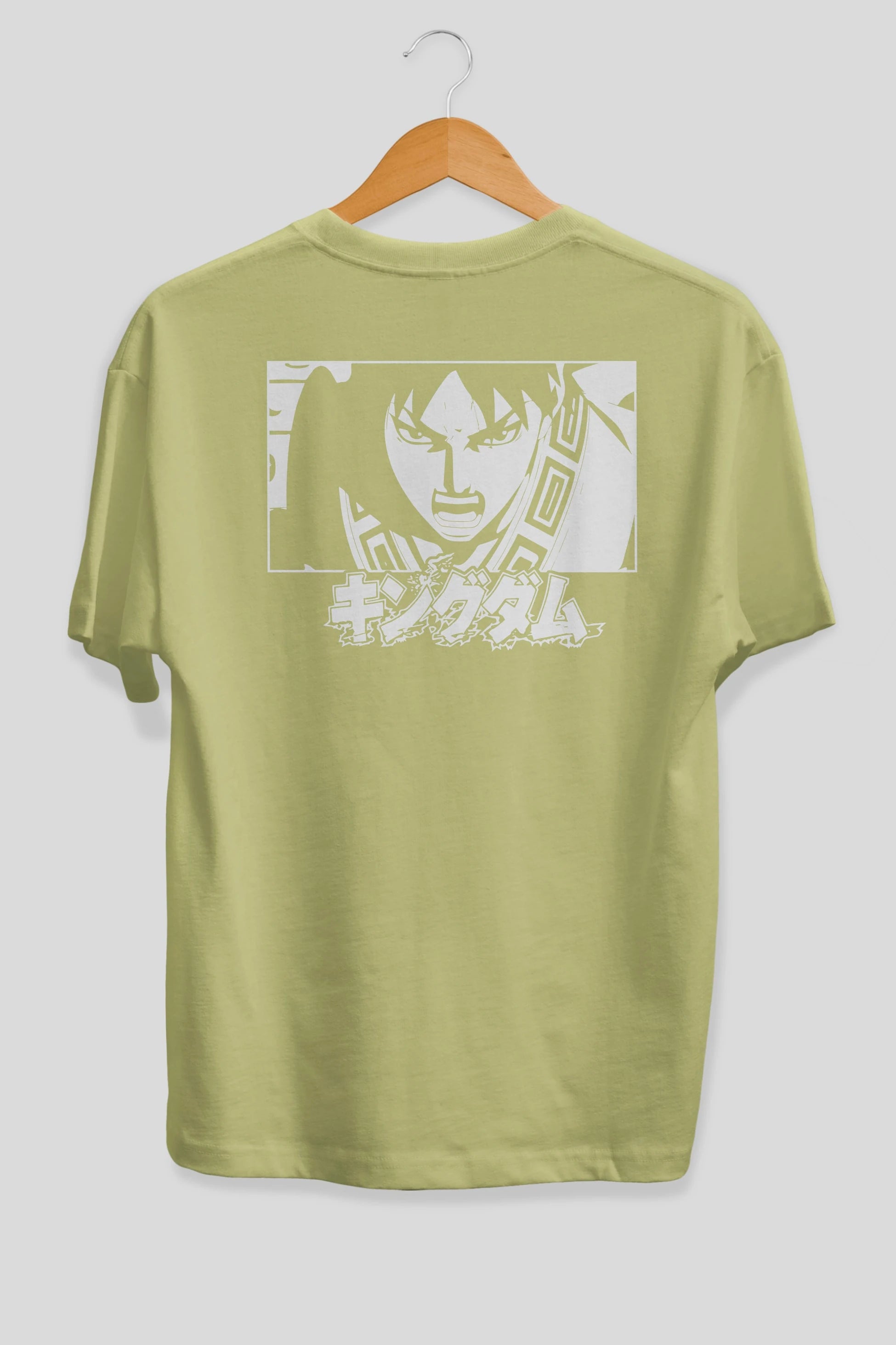 Xin 1 Anime Arka Baskılı Oversize t-shirt Erkek Kadın Unisex