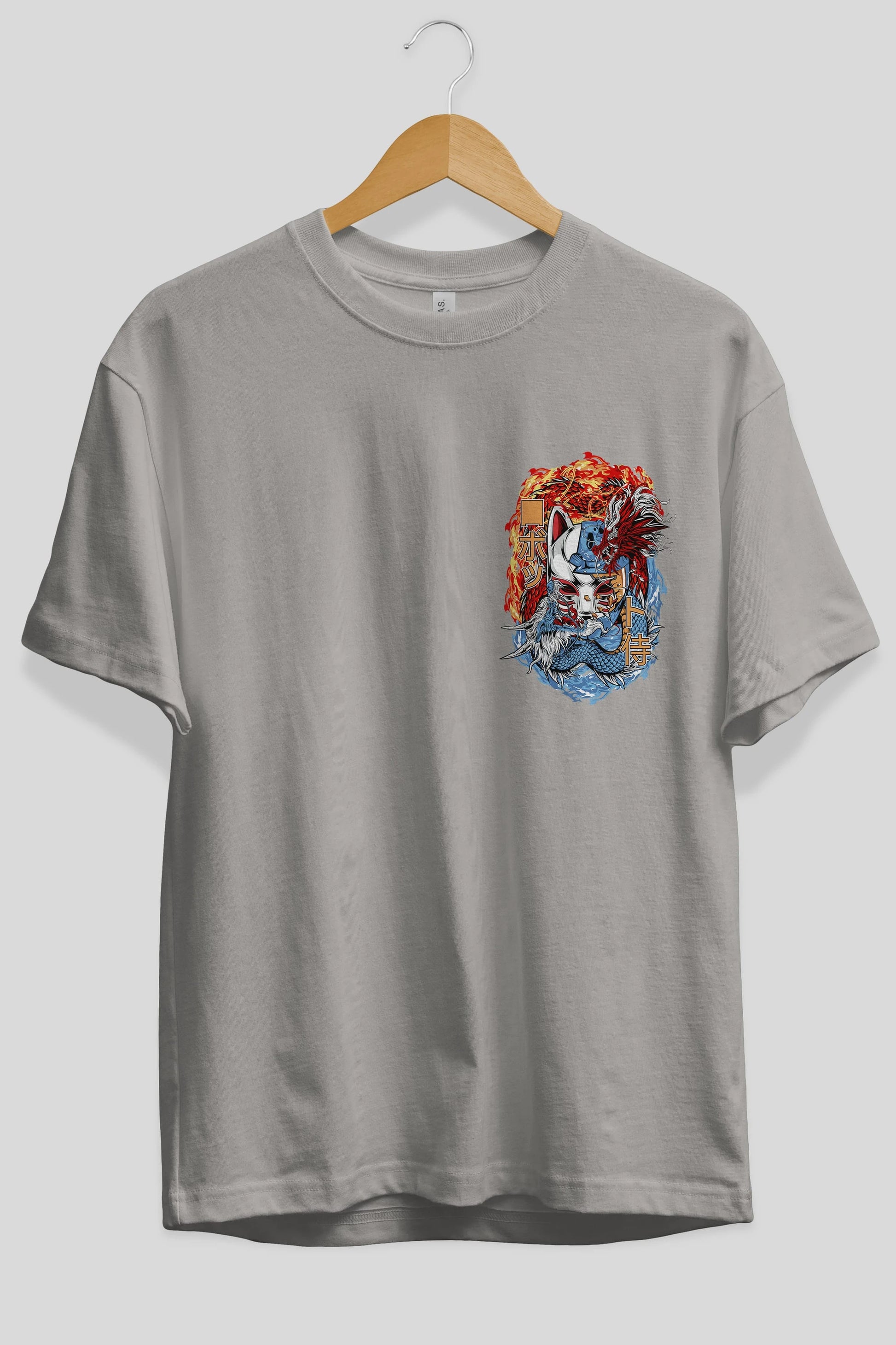 ONE PIECE (7) Ön Sol Baskılı Oversize t-shirt Erkek Kadın Unisex %100 Pamuk Bisiklet Yaka tişort