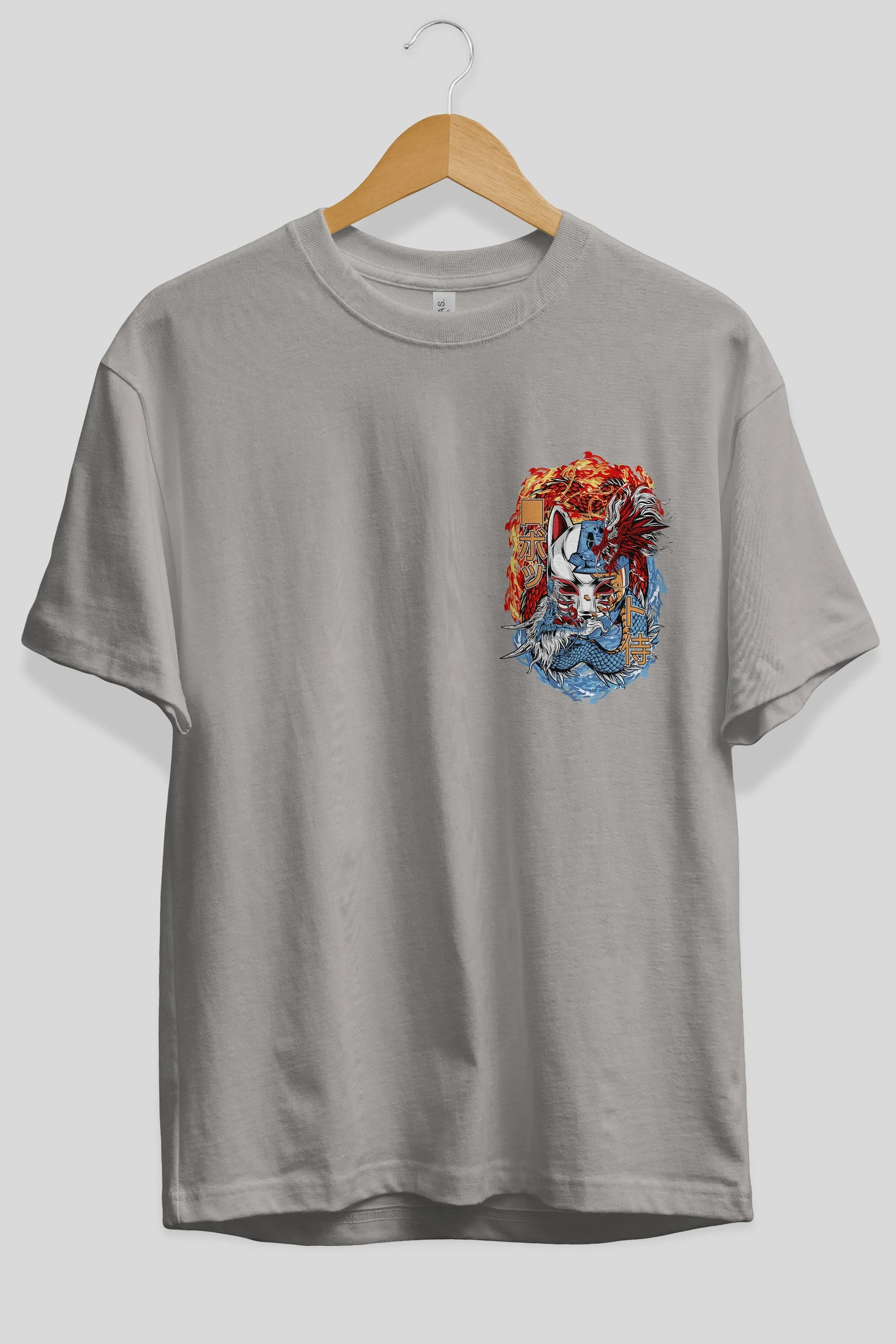 ONE PIECE (7) Ön Sol Baskılı Oversize t-shirt Erkek Kadın Unisex %100 Pamuk Bisiklet Yaka tişort