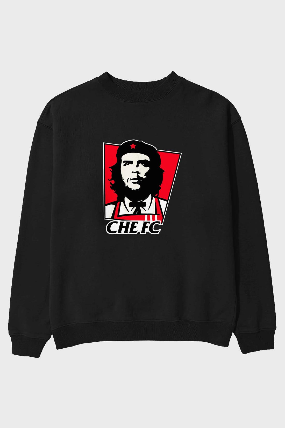 Che FC Ön Baskılı Oversize Sweatshirt Erkek Kadın Unisex