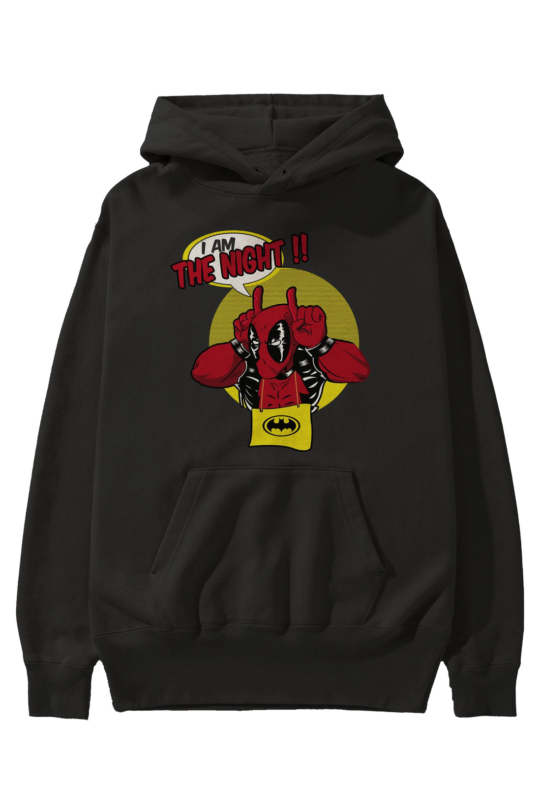 Deadpool (1) Ön Baskılı Hoodie Oversize Kapüşonlu Sweatshirt Erkek Kadın Unisex