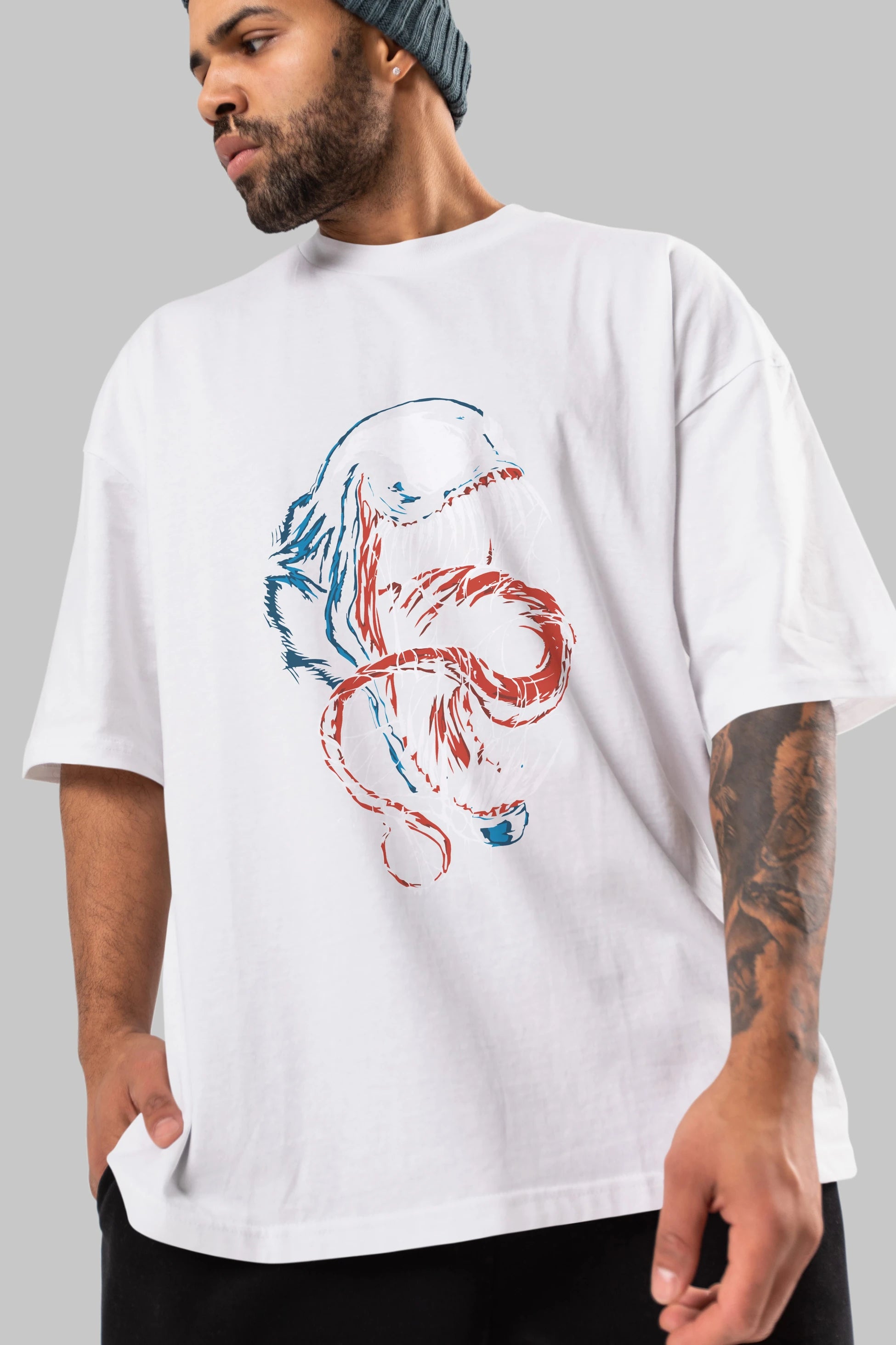Venom (10) Ön Baskılı Oversize t-shirt Erkek Kadın Unisex %100 Pamuk Bisiklet Yaka tişort
