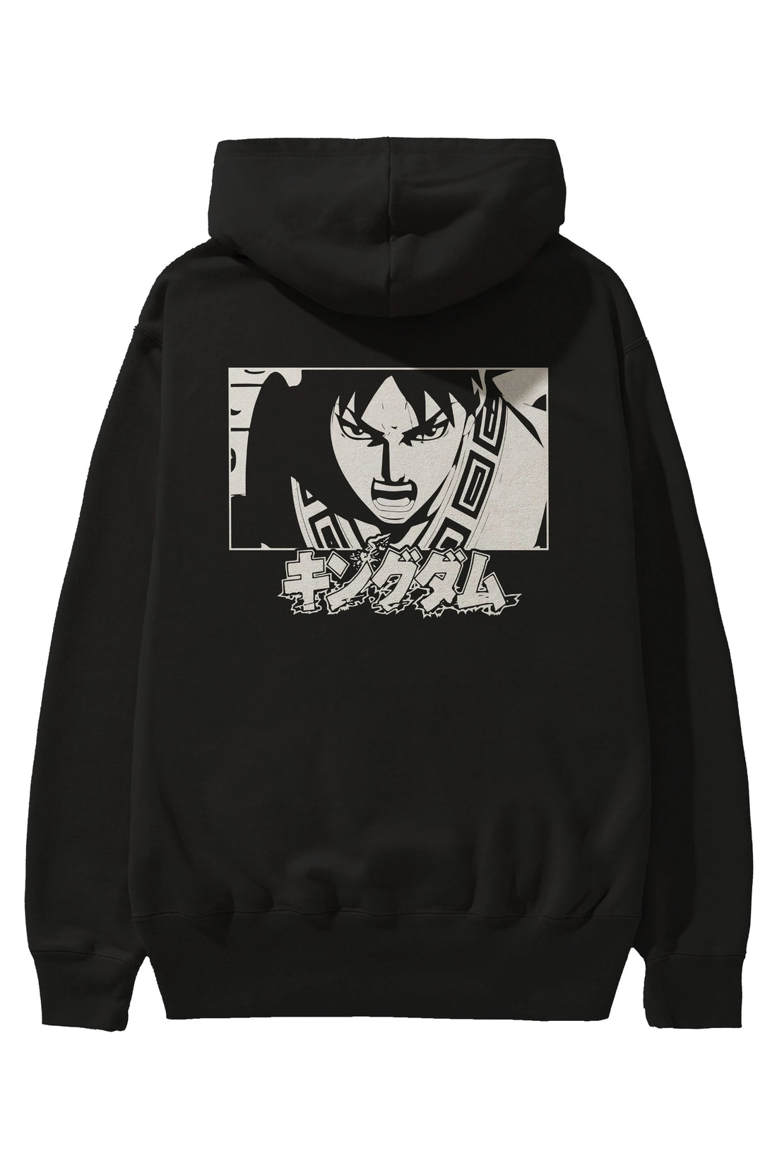 Xin 1 Anime Arka Baskılı Hoodie Oversize Kapüşonlu Sweatshirt Erkek Kadın Unisex