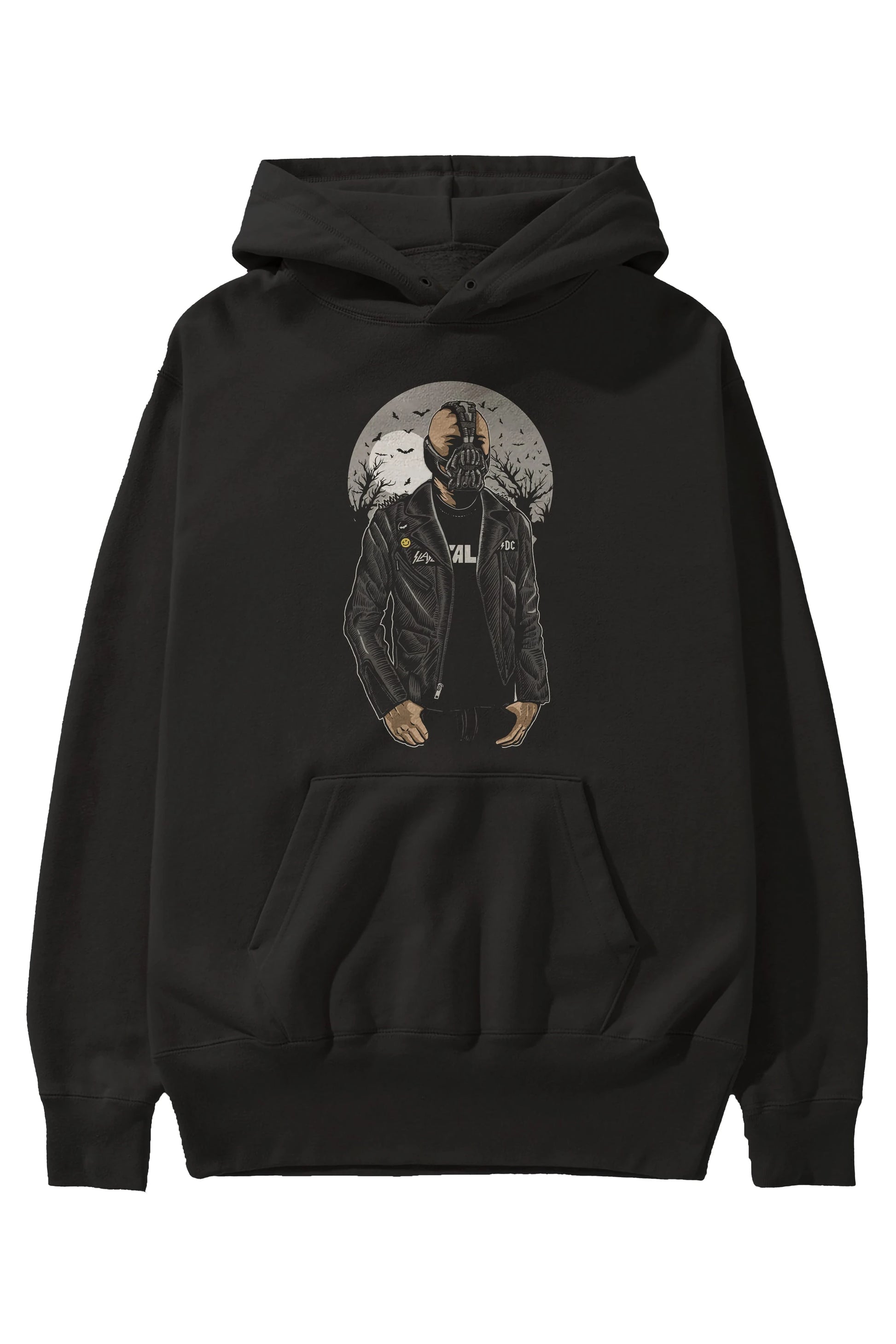 Bane Ön Baskılı Hoodie Oversize Kapüşonlu Sweatshirt Erkek Kadın Unisex