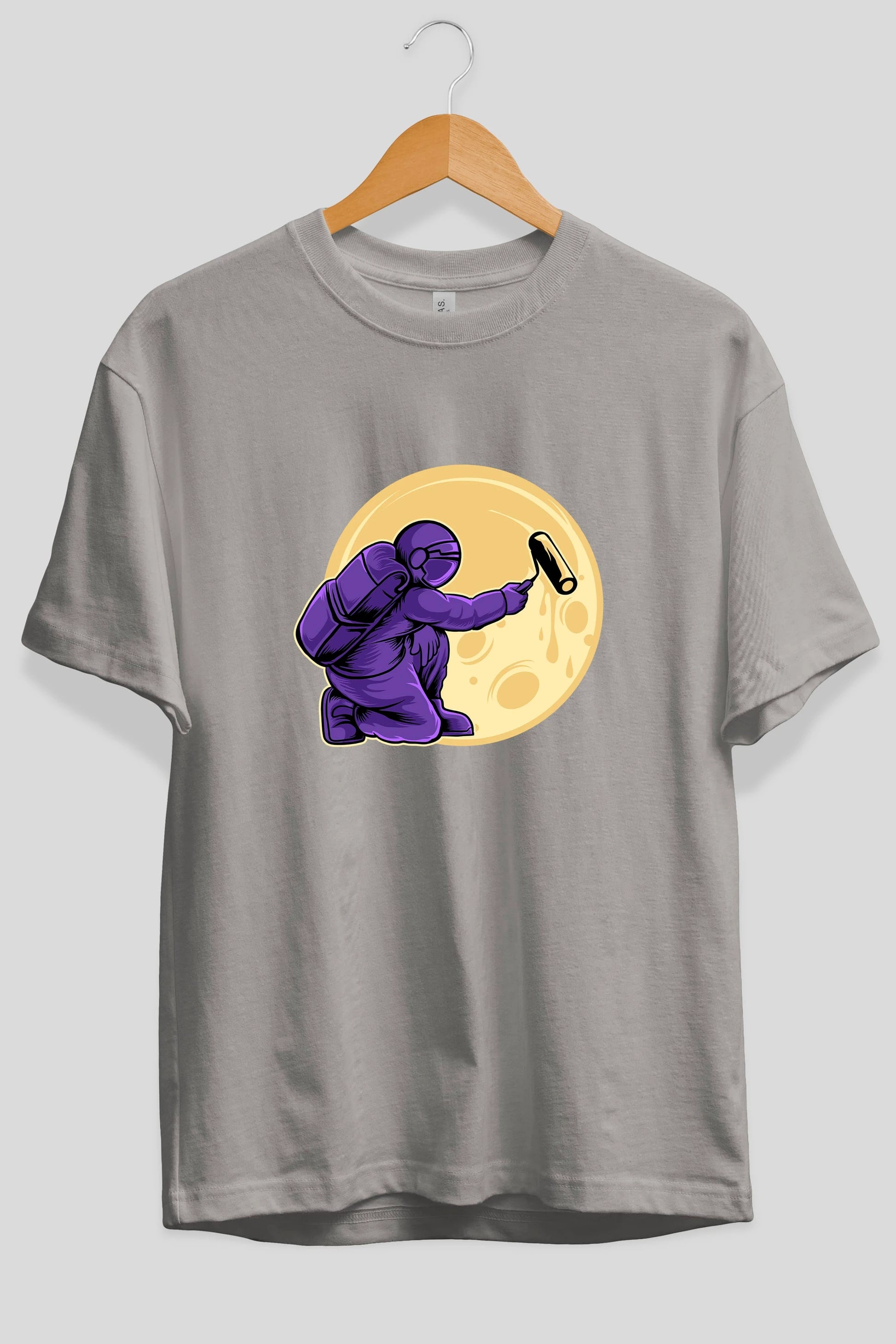 Astropaint Ön Baskılı Oversize t-shirt Erkek Kadın Unisex
