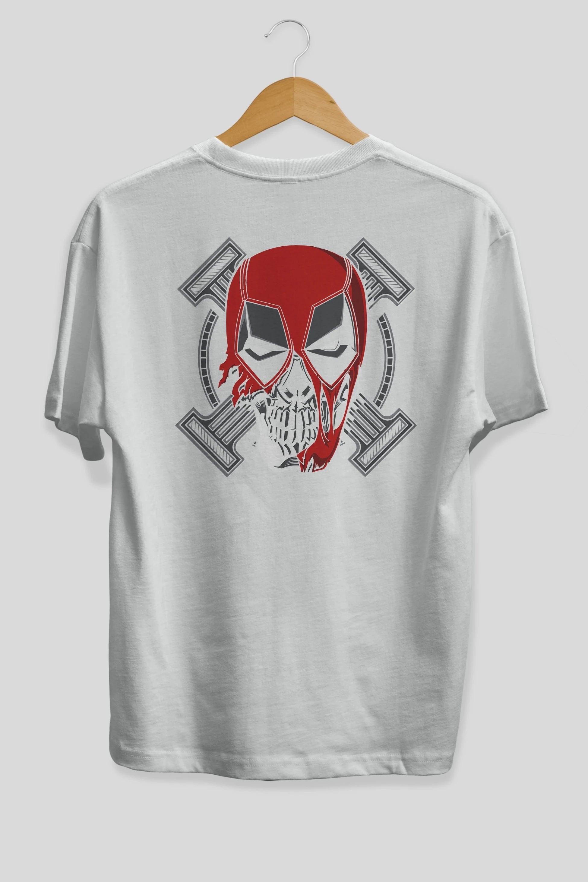 Deadpool (7) Arka Baskılı Oversize t-shirt Erkek Kadın Unisex %100 Pamuk Bisiklet Yaka tişort