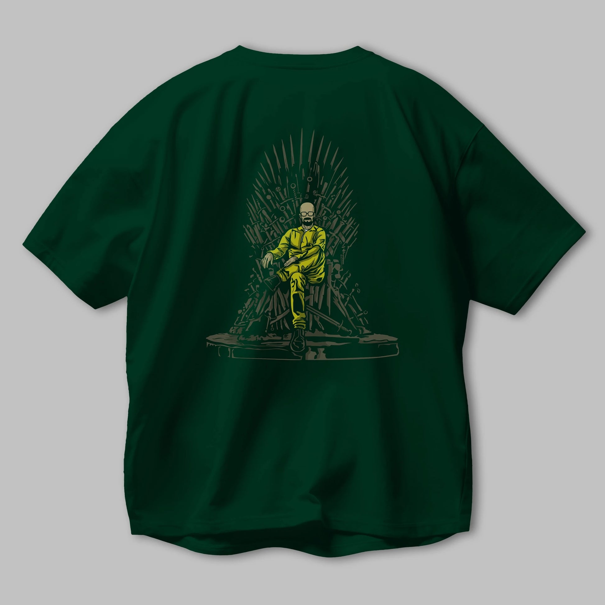 Danger Throne Arka Baskılı Oversize t-shirt Erkek Kadın Unisex %100 Pamuk