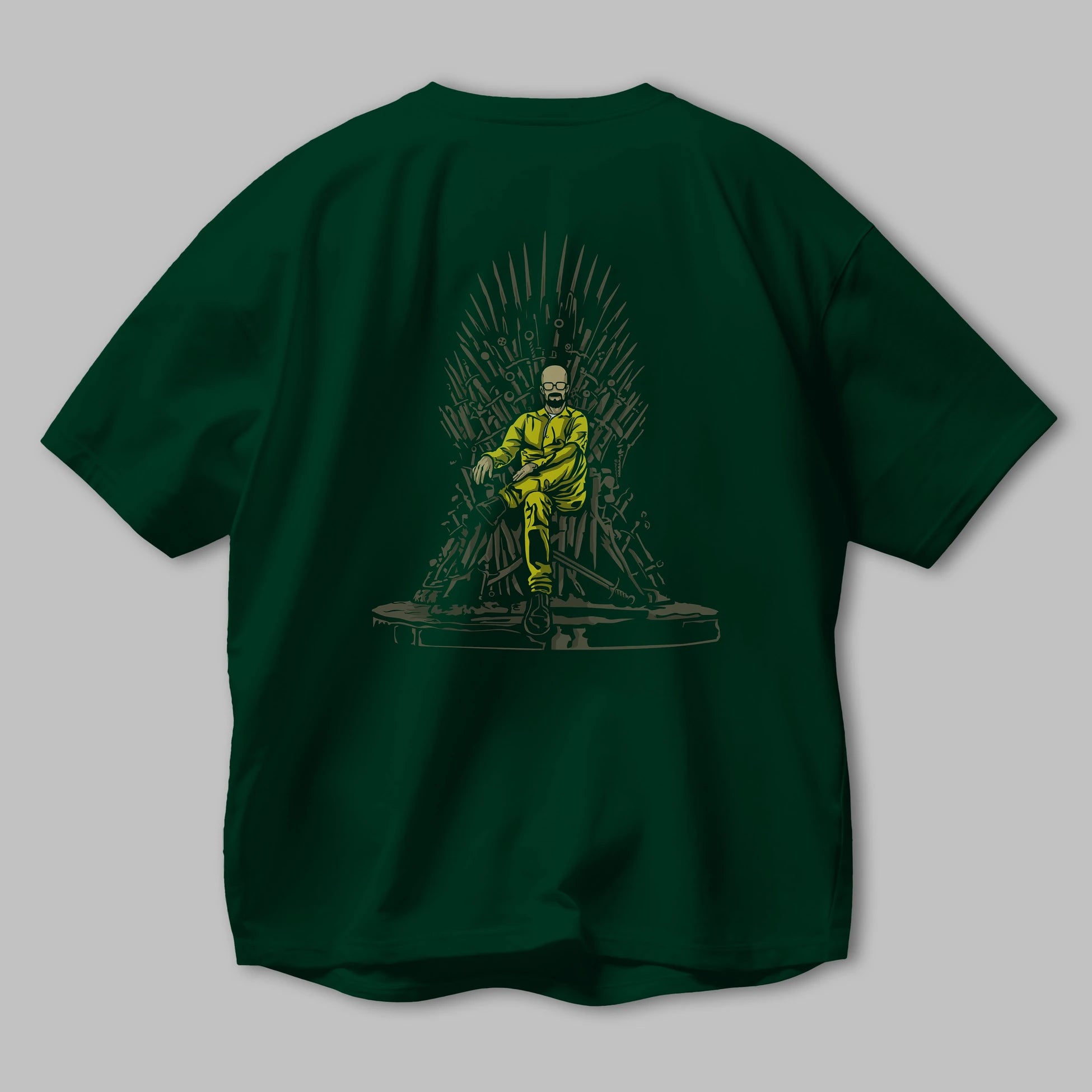 Danger Throne Arka Baskılı Oversize t-shirt Erkek Kadın Unisex %100 Pamuk