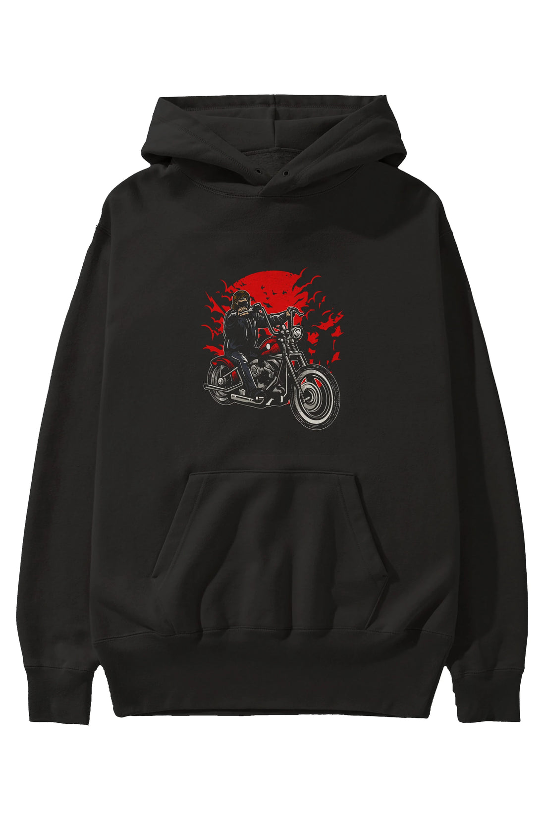 Zombie Slayer Ön Baskılı Hoodie Oversize Kapüşonlu Sweatshirt Erkek Kadın Unisex