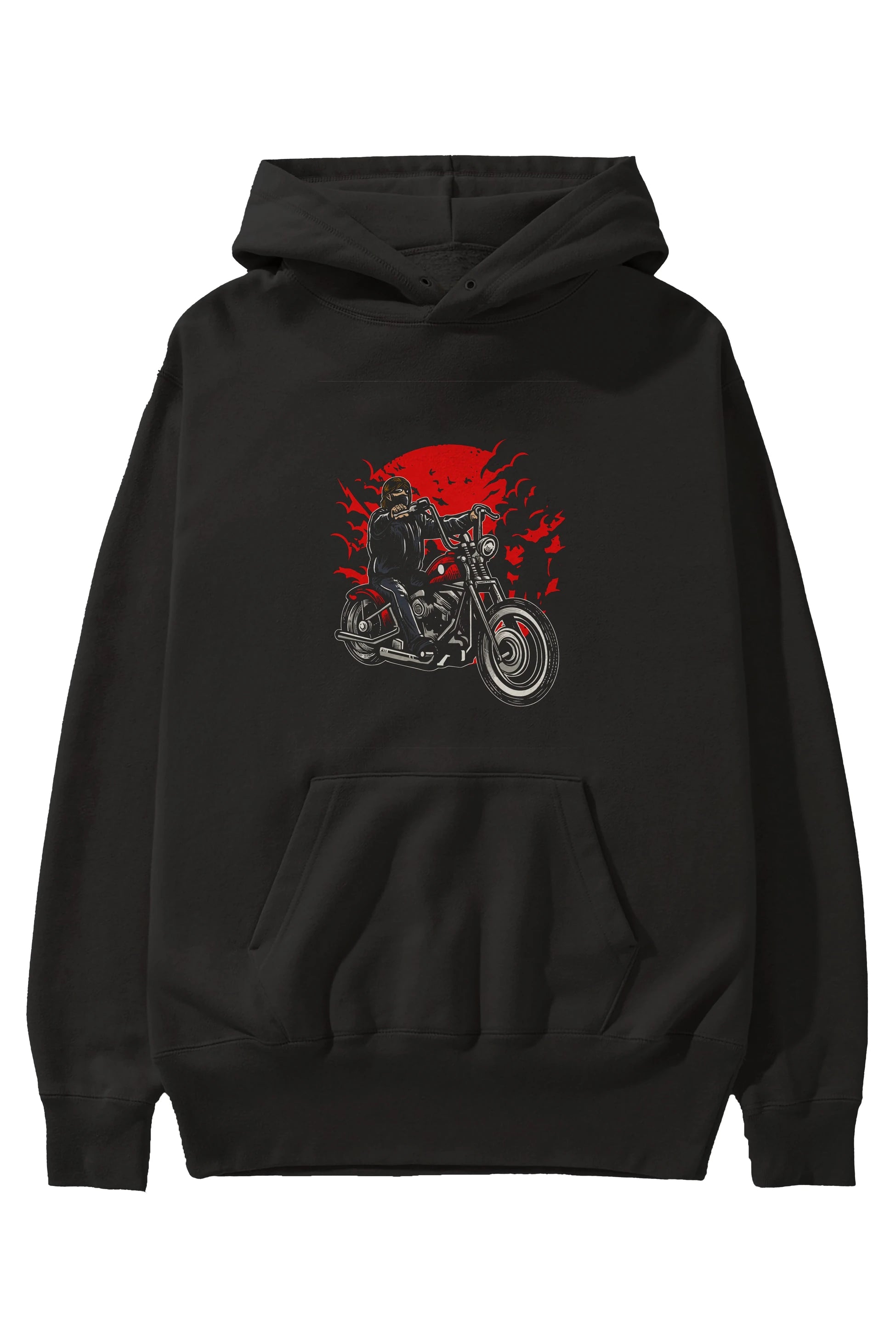 Zombie Slayer Ön Baskılı Hoodie Oversize Kapüşonlu Sweatshirt Erkek Kadın Unisex