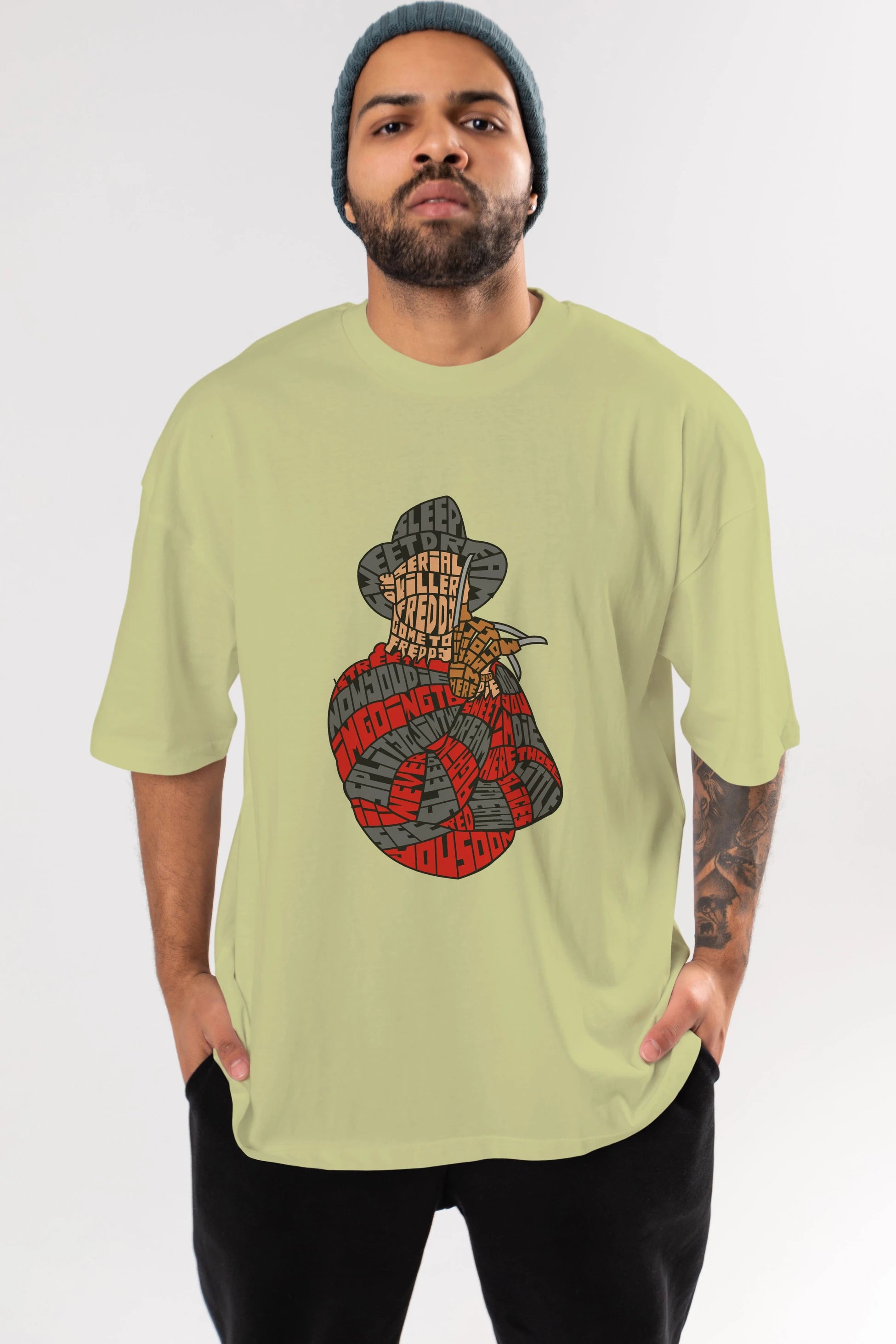 Sweet Dream Ön Baskılı Oversize t-shirt %100 pamuk Erkek Kadın Unisex