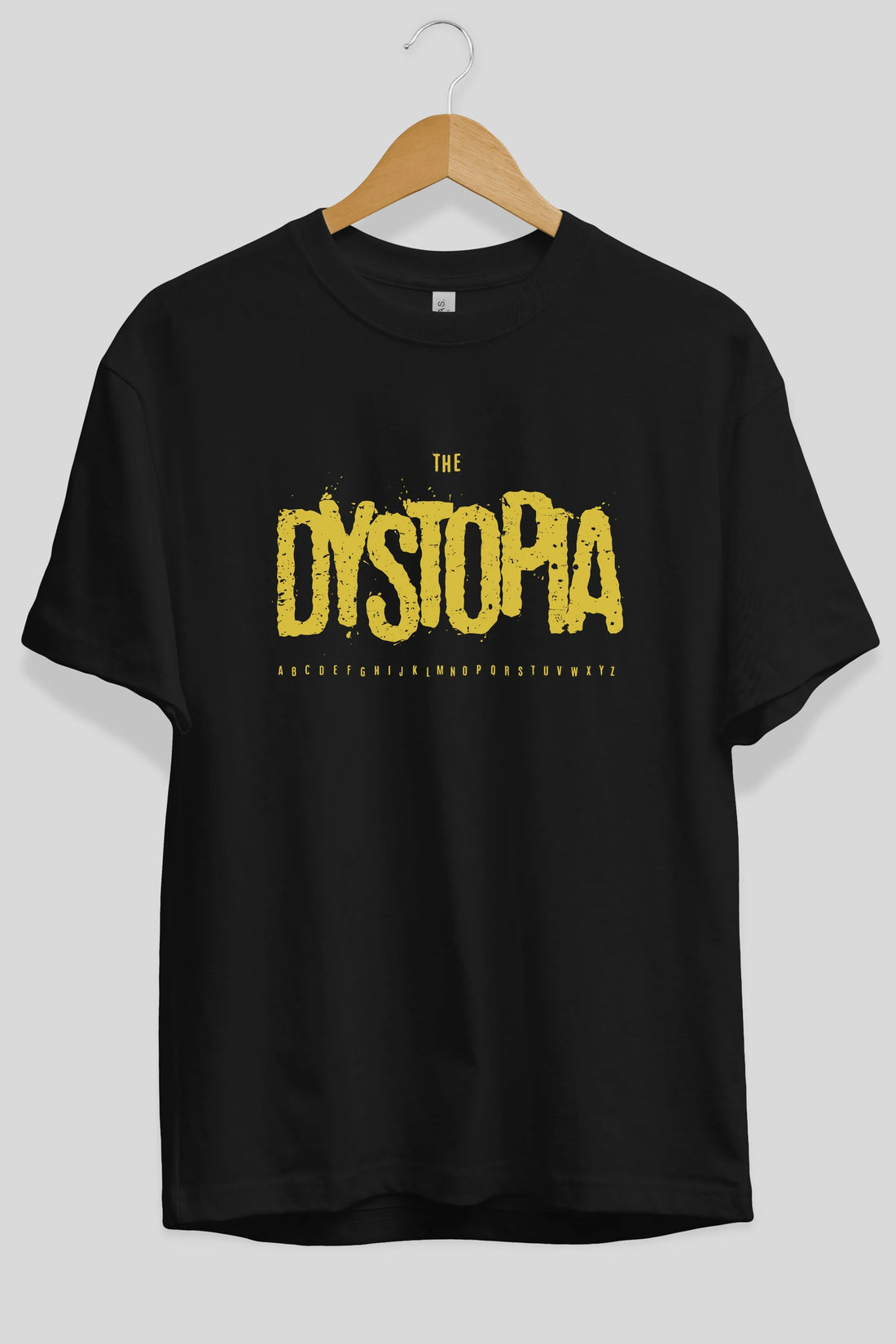 The Dystopia Ön Baskılı Oversize t-shirt Erkek Kadın Unisex