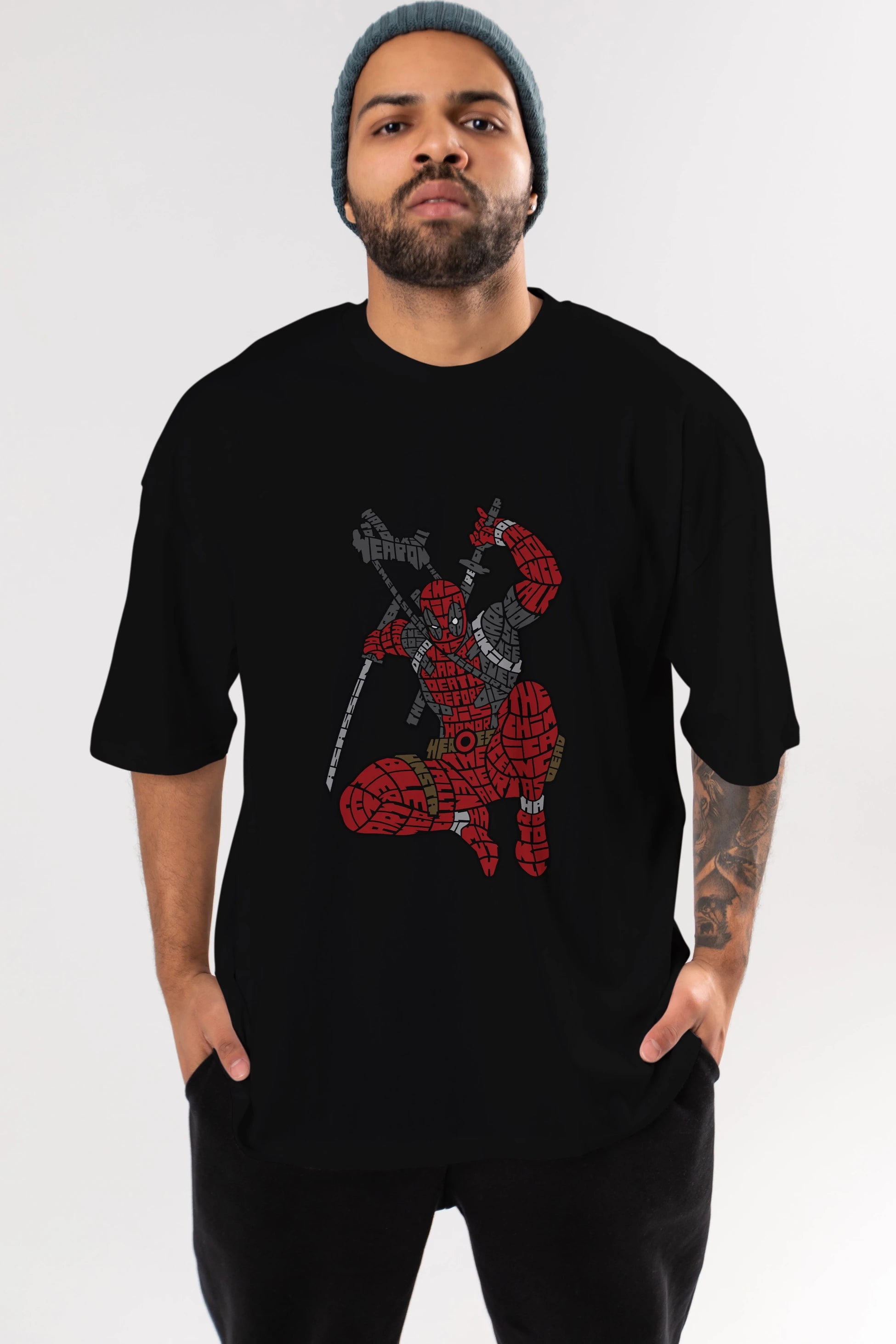 Chimichanga Ön Baskılı Oversize t-shirt %100 pamuk Erkek Kadın Unisex
