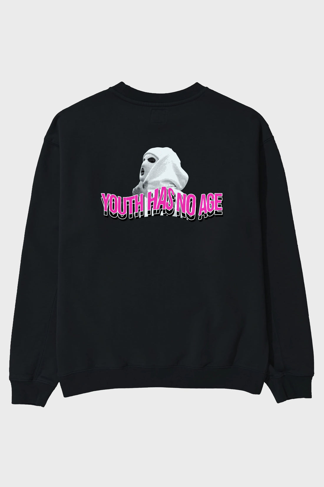 Youth Has No Age Arka Baskılı Oversize Sweatshirt Erkek Kadın Unisex