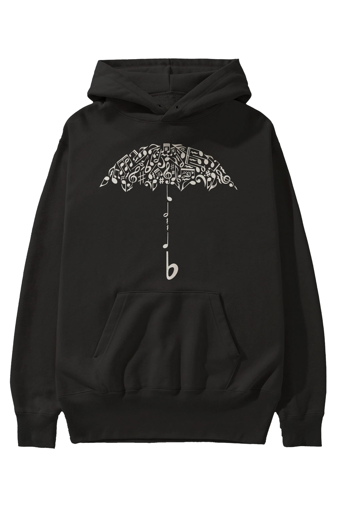 Sound Of Rain Ön Baskılı Hoodie Oversize Kapüşonlu Sweatshirt Erkek Kadın Unisex