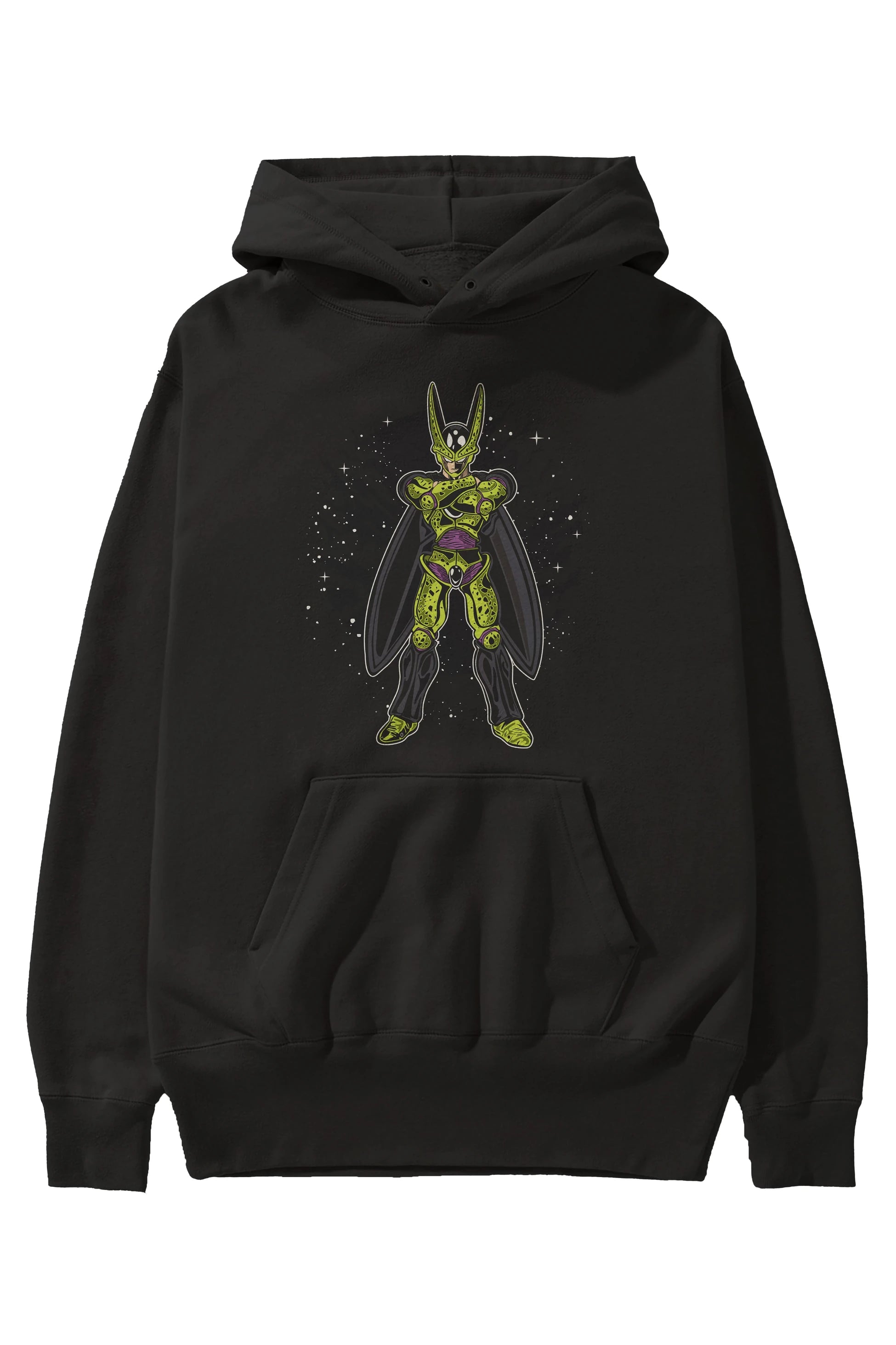 CELL Ön Baskılı Hoodie Oversize Kapüşonlu Sweatshirt Erkek Kadın Unisex