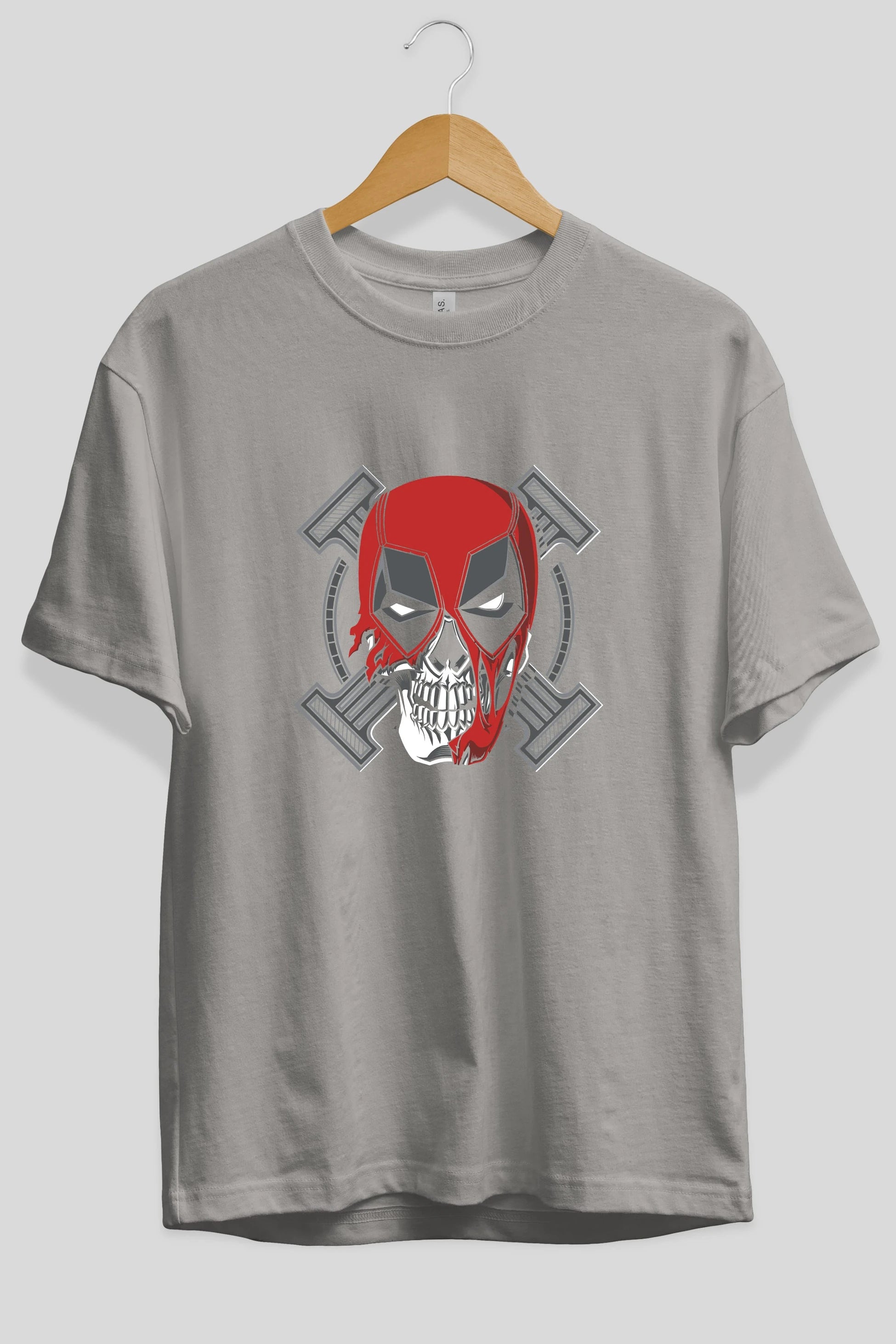 Deadpool (7) Ön Baskılı Oversize t-shirt Erkek Kadın Unisex %100 Pamuk Bisiklet Yaka tişort