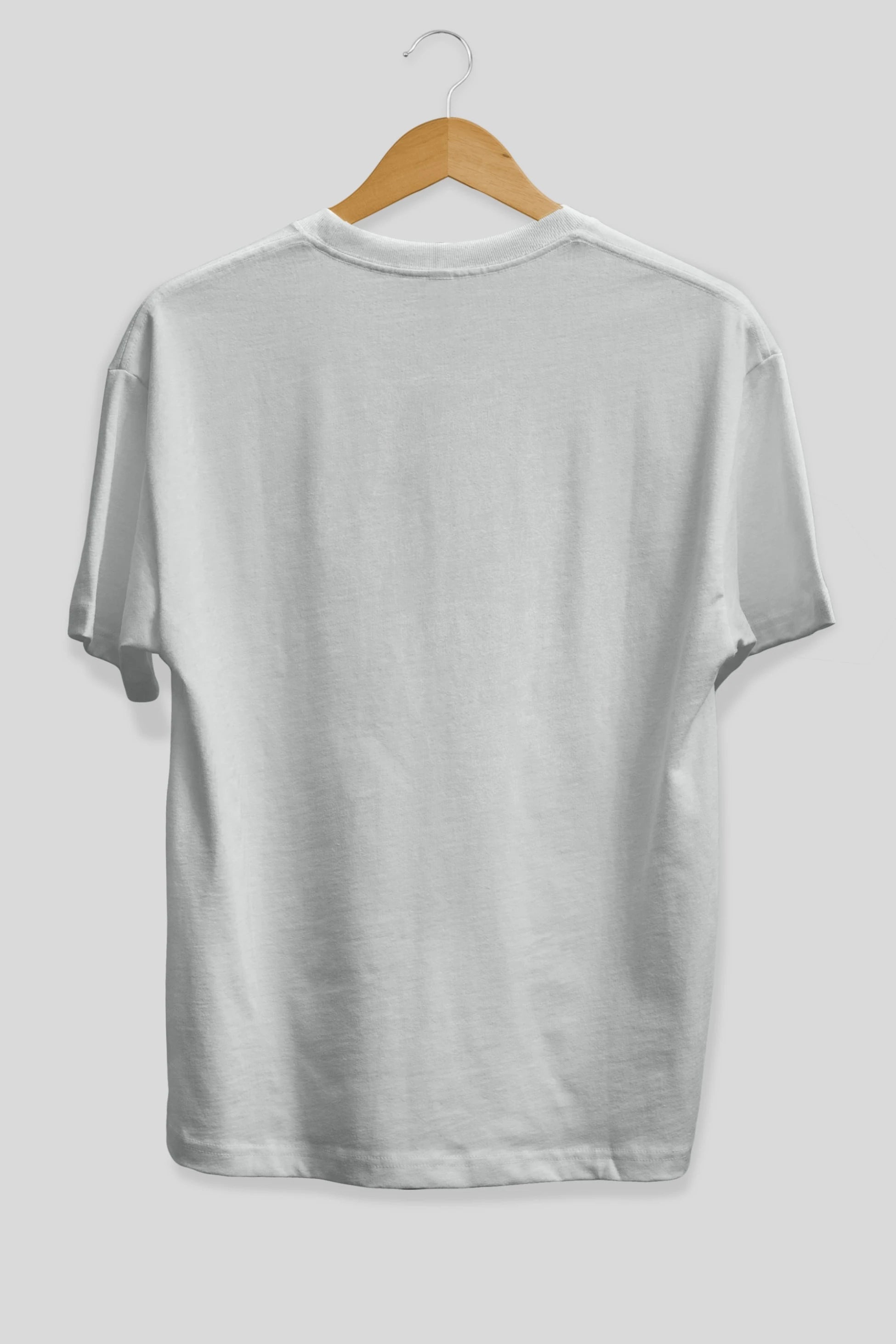Flying Astronaut Arka Baskılı Oversize t-shirt %100 pamuk Erkek Kadın Unisex