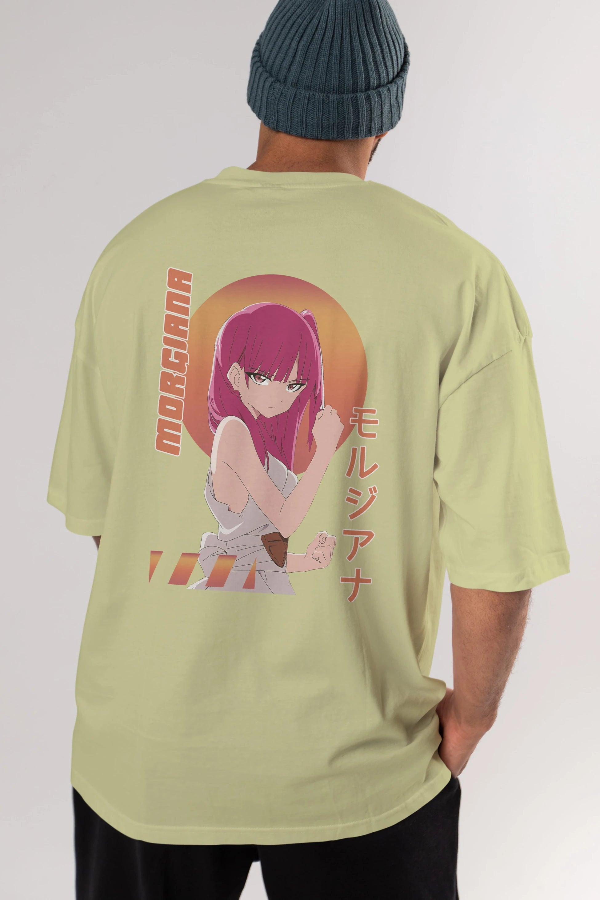 Morgiana 5 Anime Arka Baskılı Oversize t-shirt Erkek Kadın Unisex