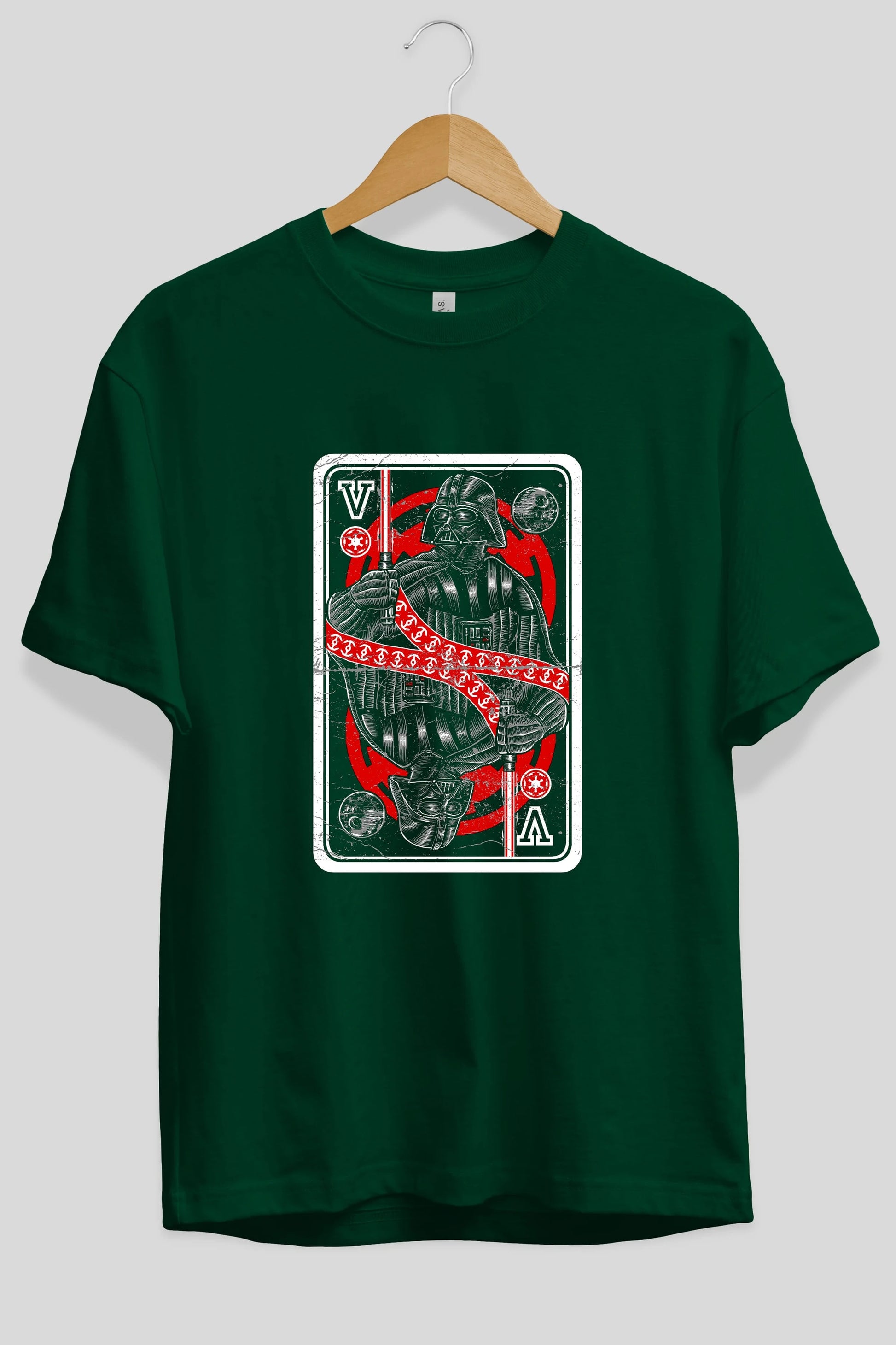 King Of The Darkside Ön Baskılı Oversize t-shirt Erkek Kadın Unisex %100 Pamuk tişort