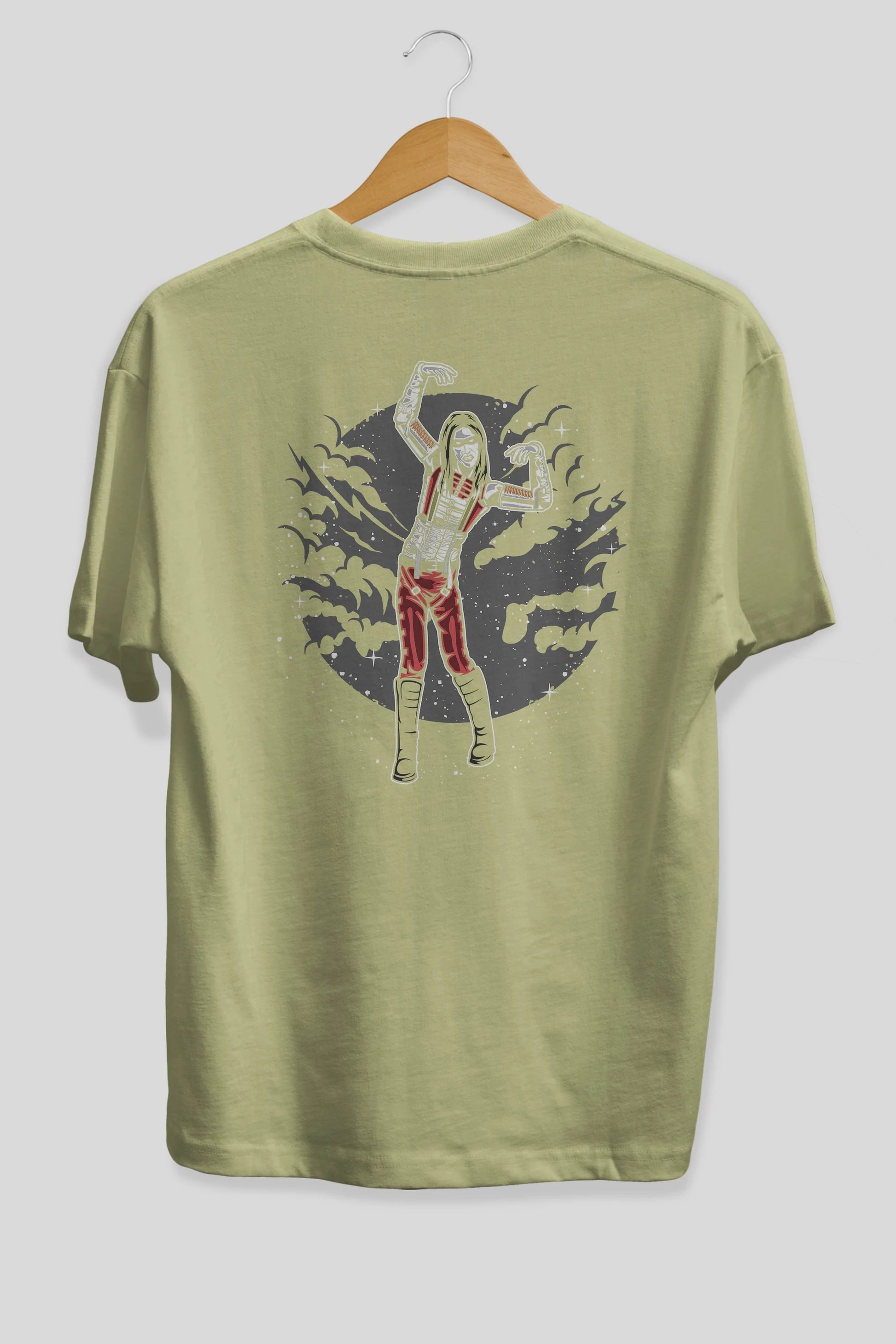 Marilyn Manson Arka Baskılı Oversize t-shirt Erkek Kadın Unisex %100 Pamuk