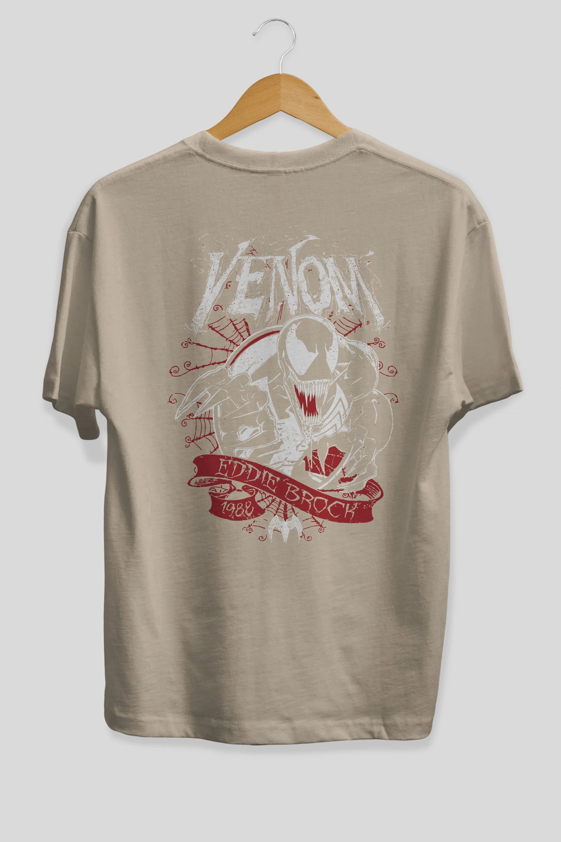 Venom (11) Arka Baskılı Oversize t-shirt Erkek Kadın Unisex %100 Pamuk Bisiklet Yaka tişort