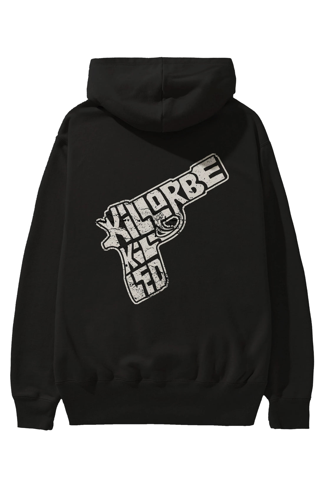 Kill Or Be Killed Arka Baskılı Hoodie Oversize Kapüşonlu Sweatshirt Erkek Kadın Unisex