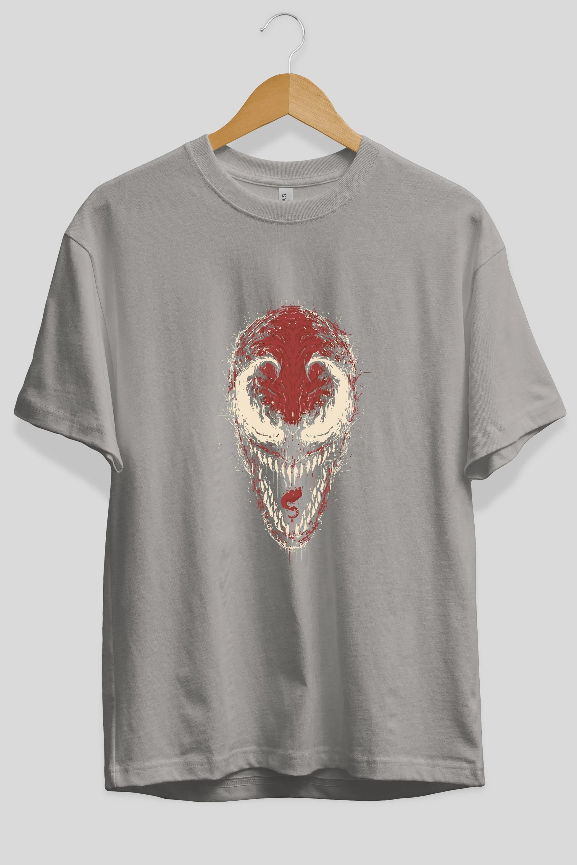 Venom (12) Ön Baskılı Oversize t-shirt Erkek Kadın Unisex %100 Pamuk Bisiklet Yaka tişort