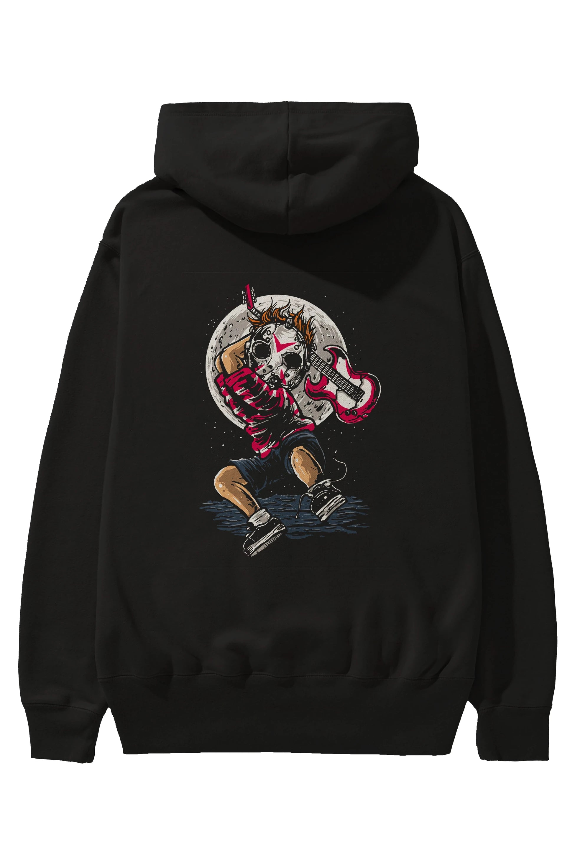 Break The Noise Arka Baskılı Hoodie Oversize Kapüşonlu Sweatshirt Erkek Kadın Unisex