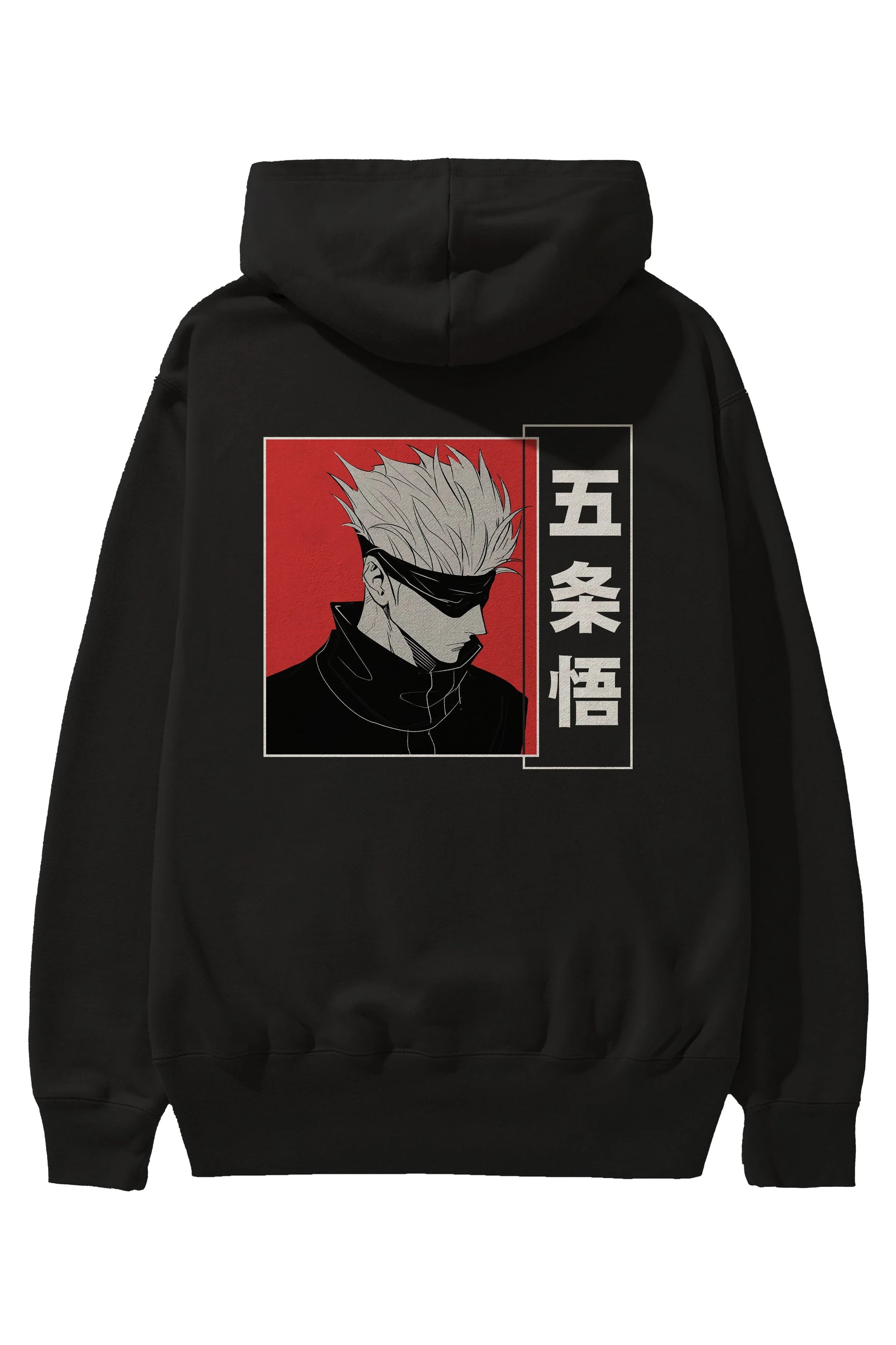 JUJUTSU KAISEN 2 Anime Arka Baskılı Hoodie Oversize Kapüşonlu Sweatshirt Erkek Kadın Unisex