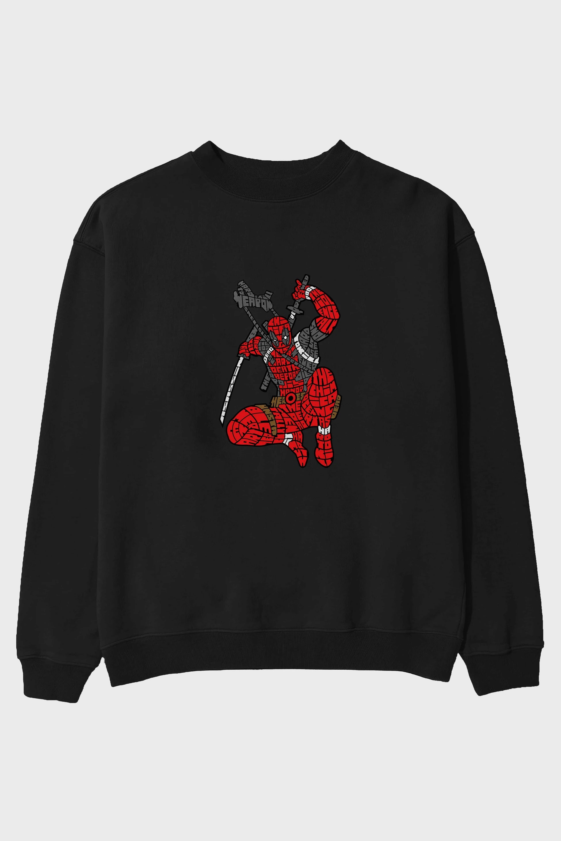 Chimichanga Ön Baskılı Oversize Sweatshirt Erkek Kadın Unisex