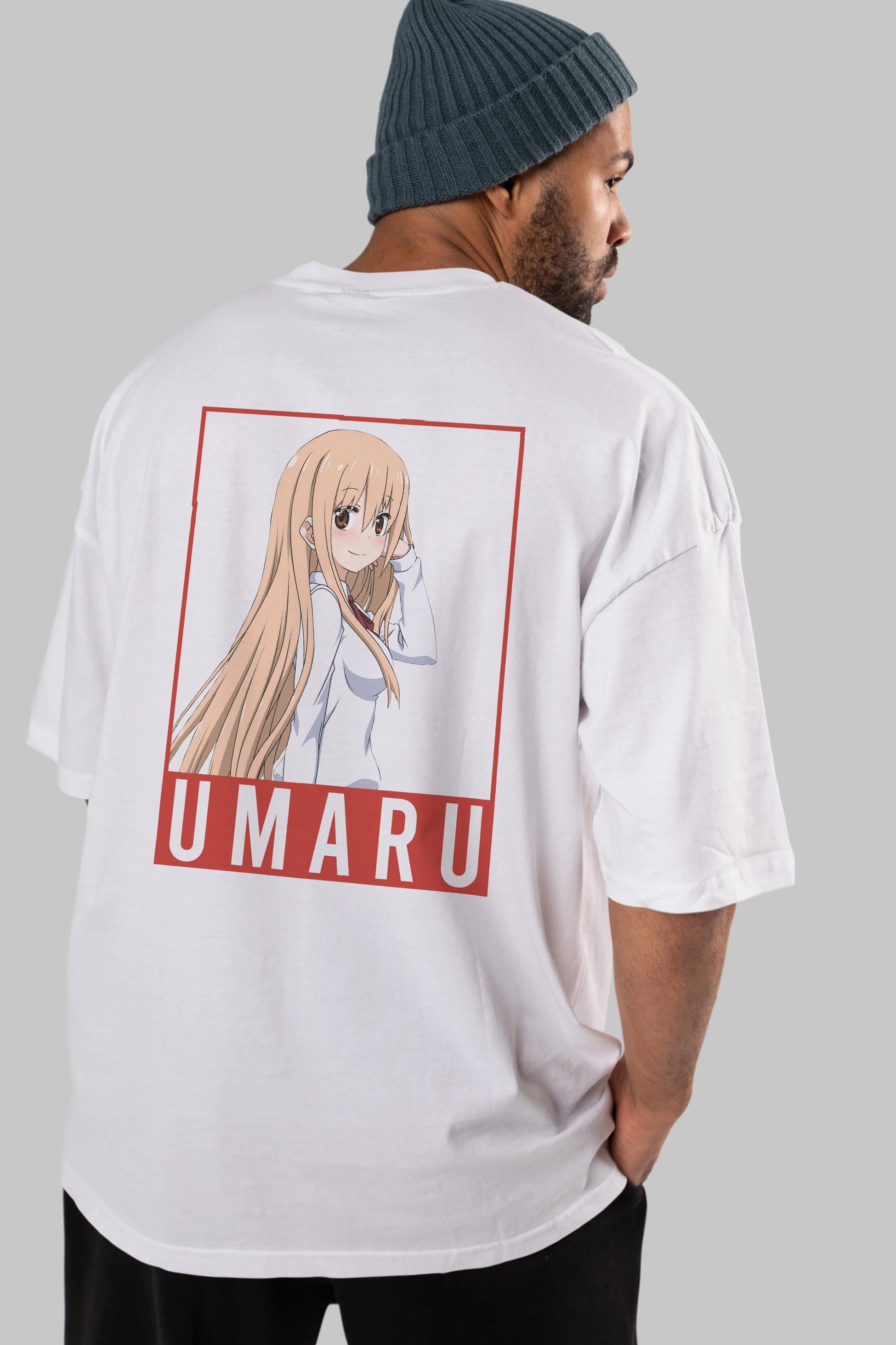 Umaru Doma 2 Anime Arka Baskılı Oversize t-shirt Erkek Kadın Unisex