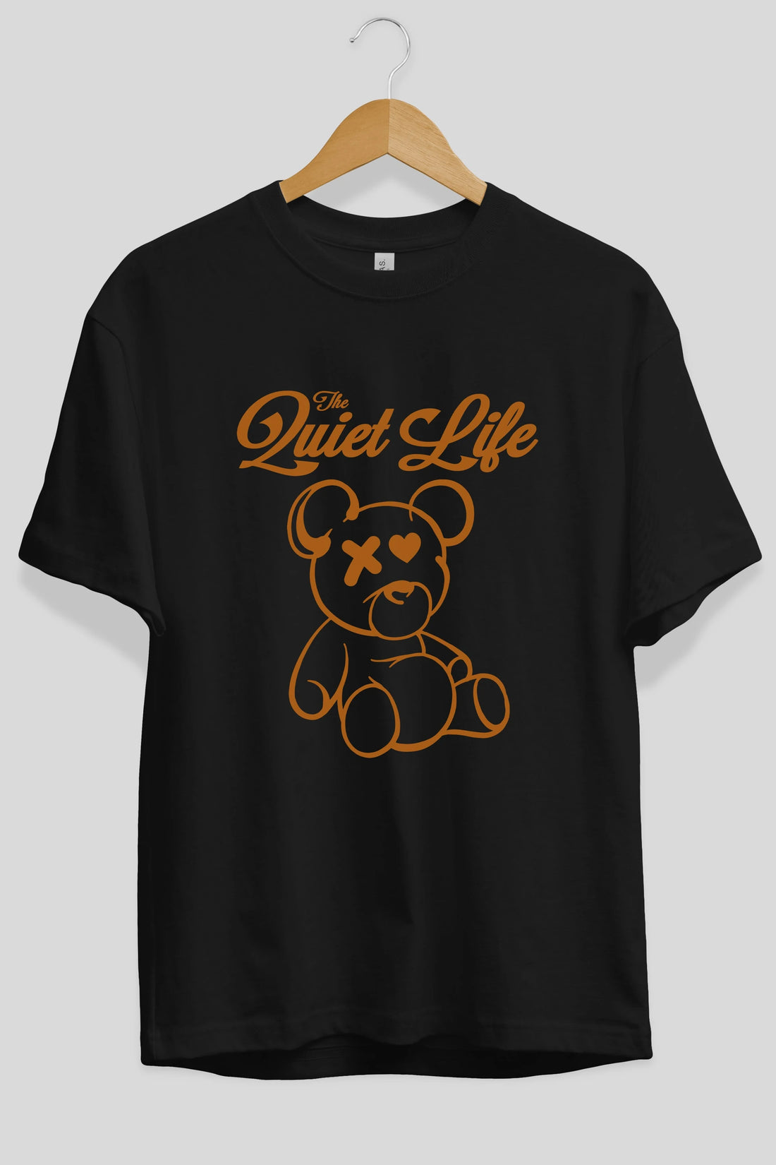 The Life Bear Ön Baskılı Oversize t-shirt Erkek Kadın Unisex