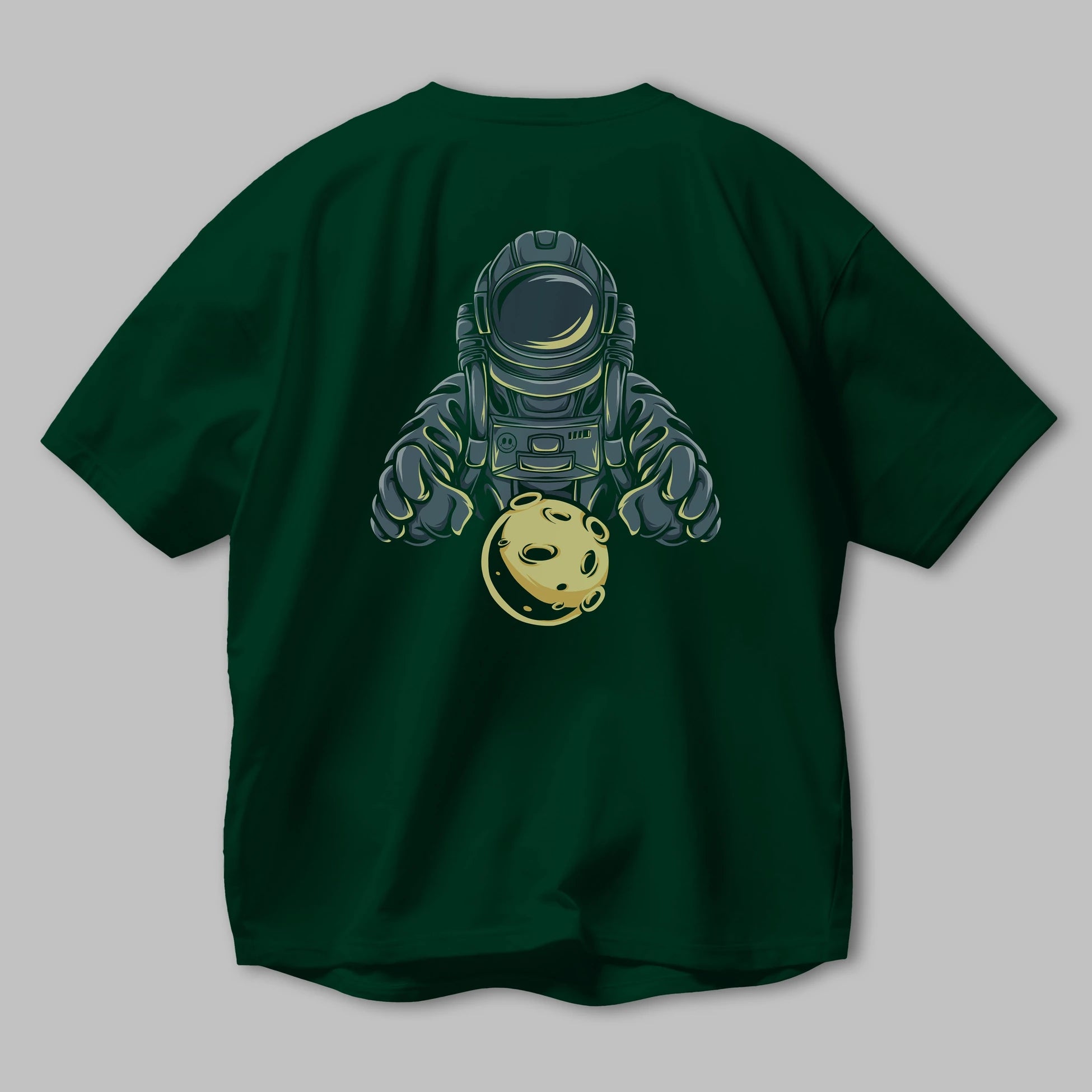 Astromoon tshirt Arka Baskılı Oversize t-shirt Erkek Kadın Unisex