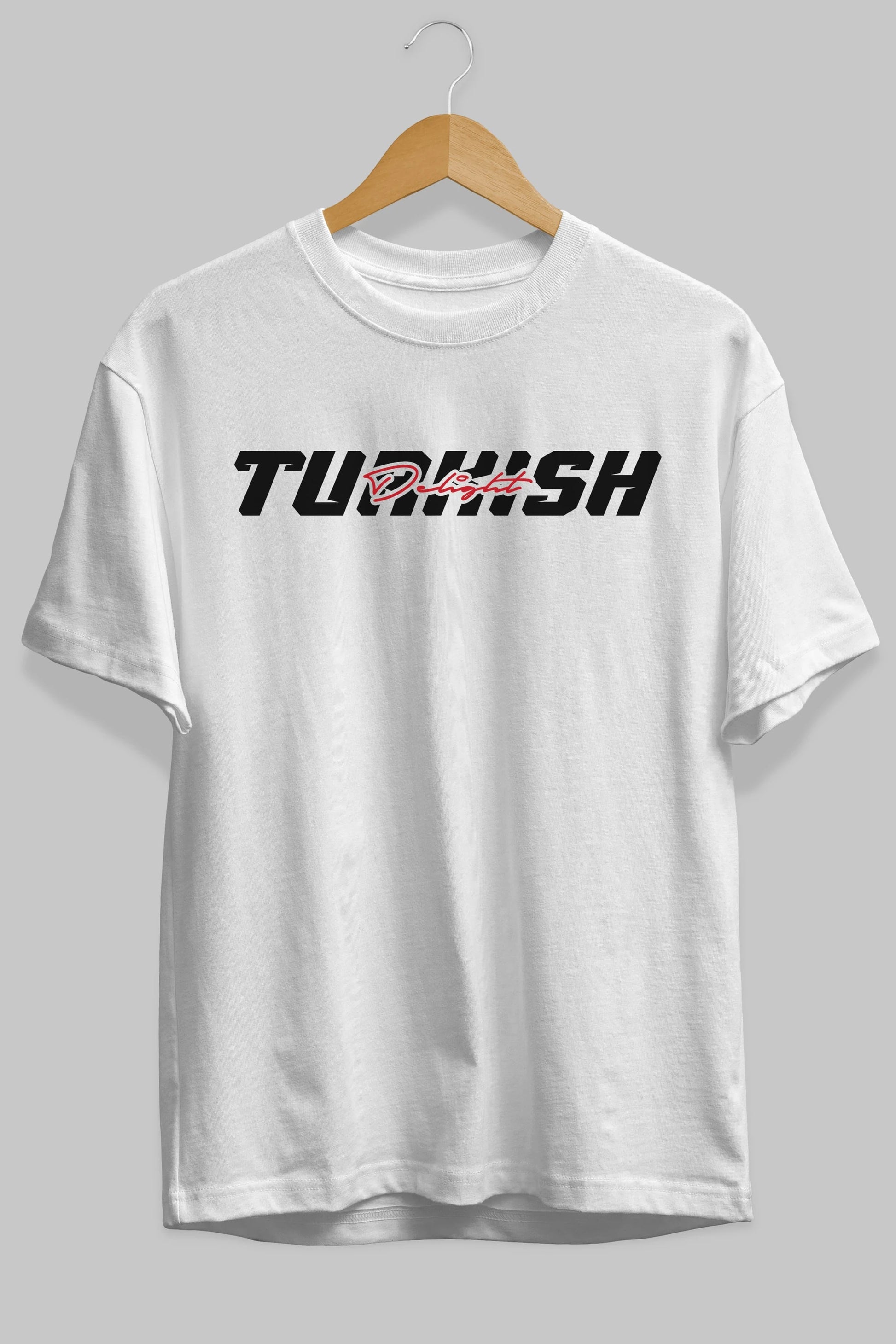 Turkish Delight Ön Baskılı Oversize t-shirt %100 pamuk Erkek Kadın Unisex