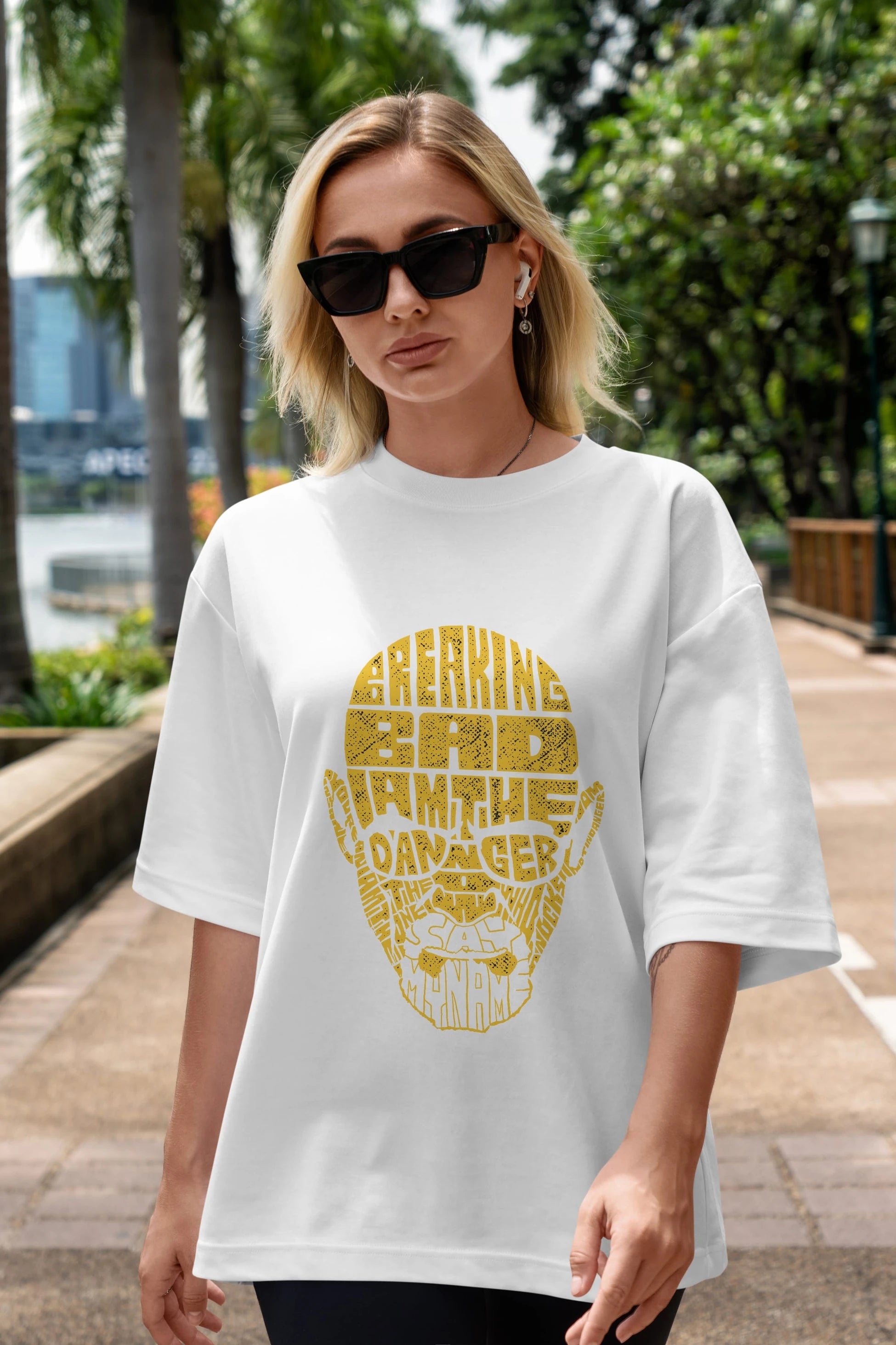 Breaking Bad Ön Baskılı Oversize t-shirt %100 pamuk Erkek Kadın Unisex