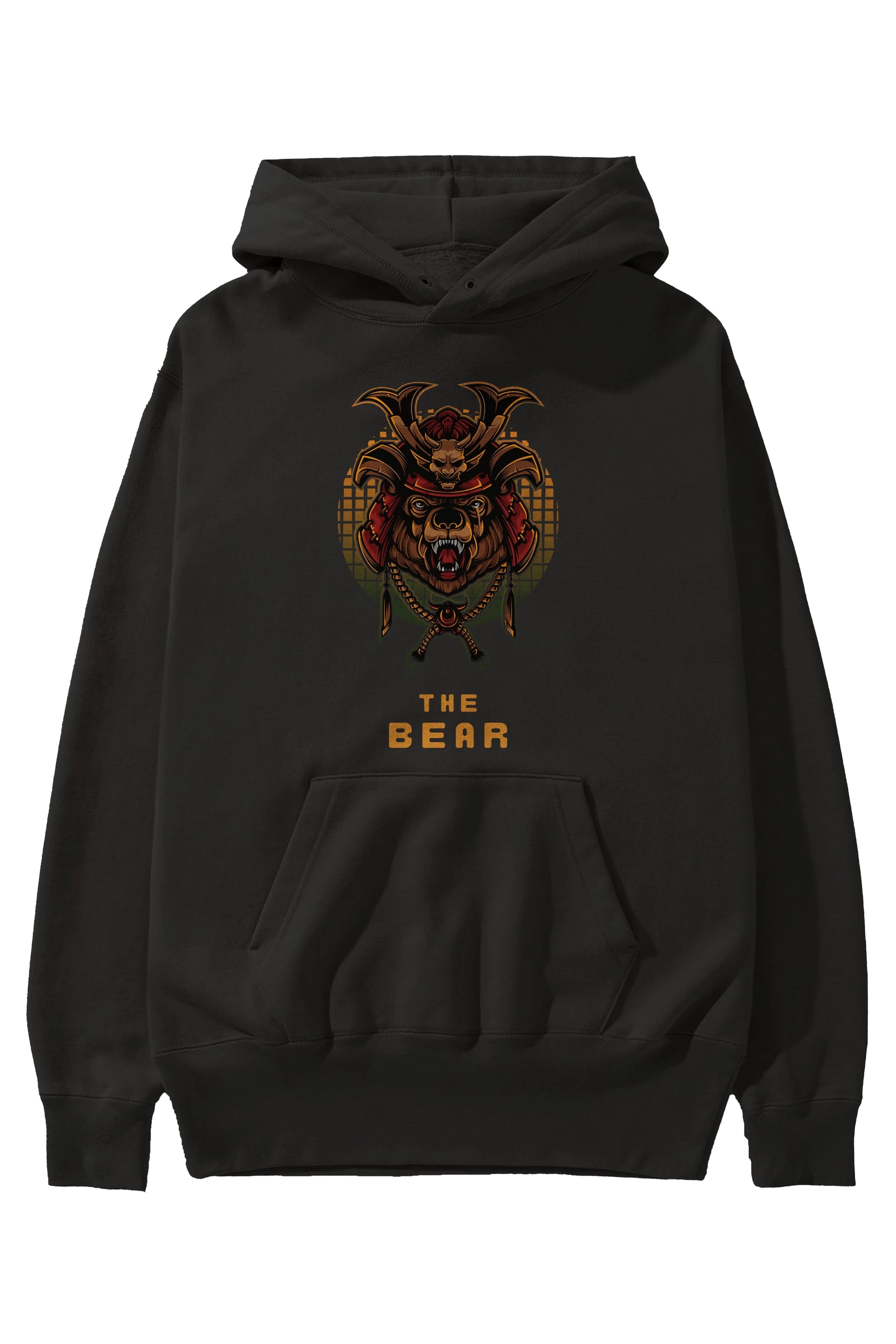 The Bear 2 Ön Baskılı Hoodie Oversize Kapüşonlu Sweatshirt Erkek Kadın Unisex