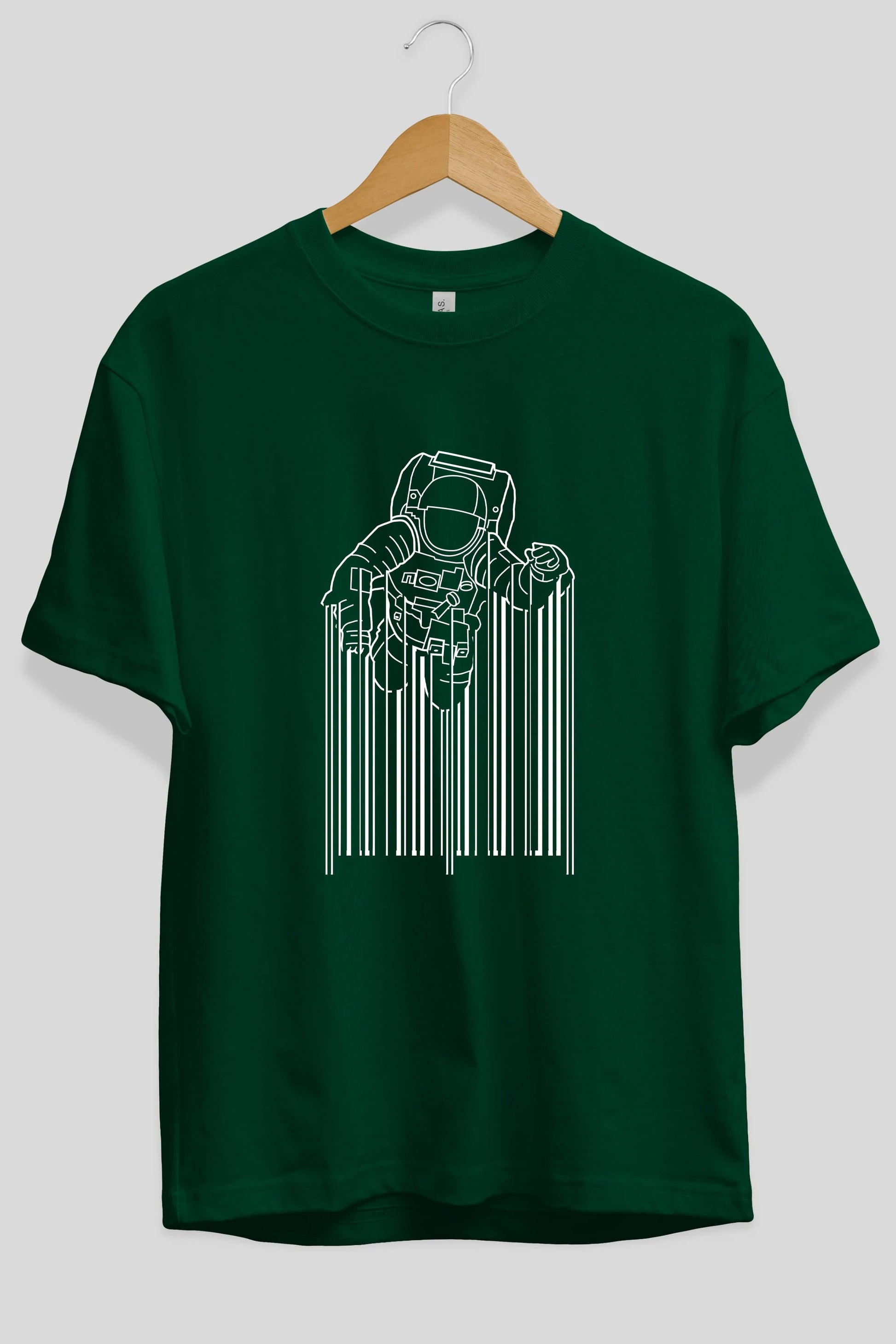 Astrocode Ön Baskılı Oversize t-shirt %100 pamuk Erkek Kadın Unisex
