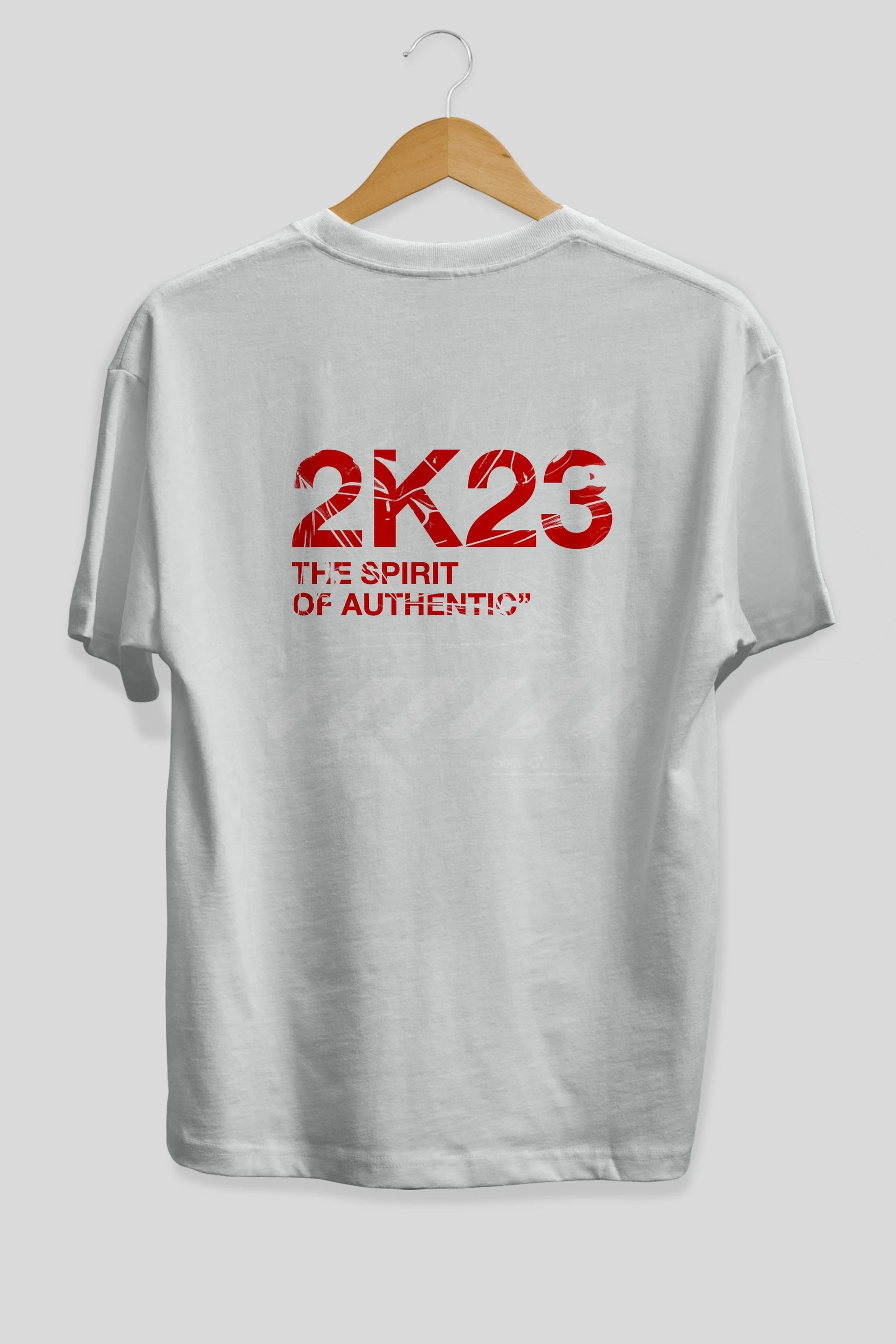 The Spirit Arka Baskılı Oversize t-shirt Erkek Kadın Unisex