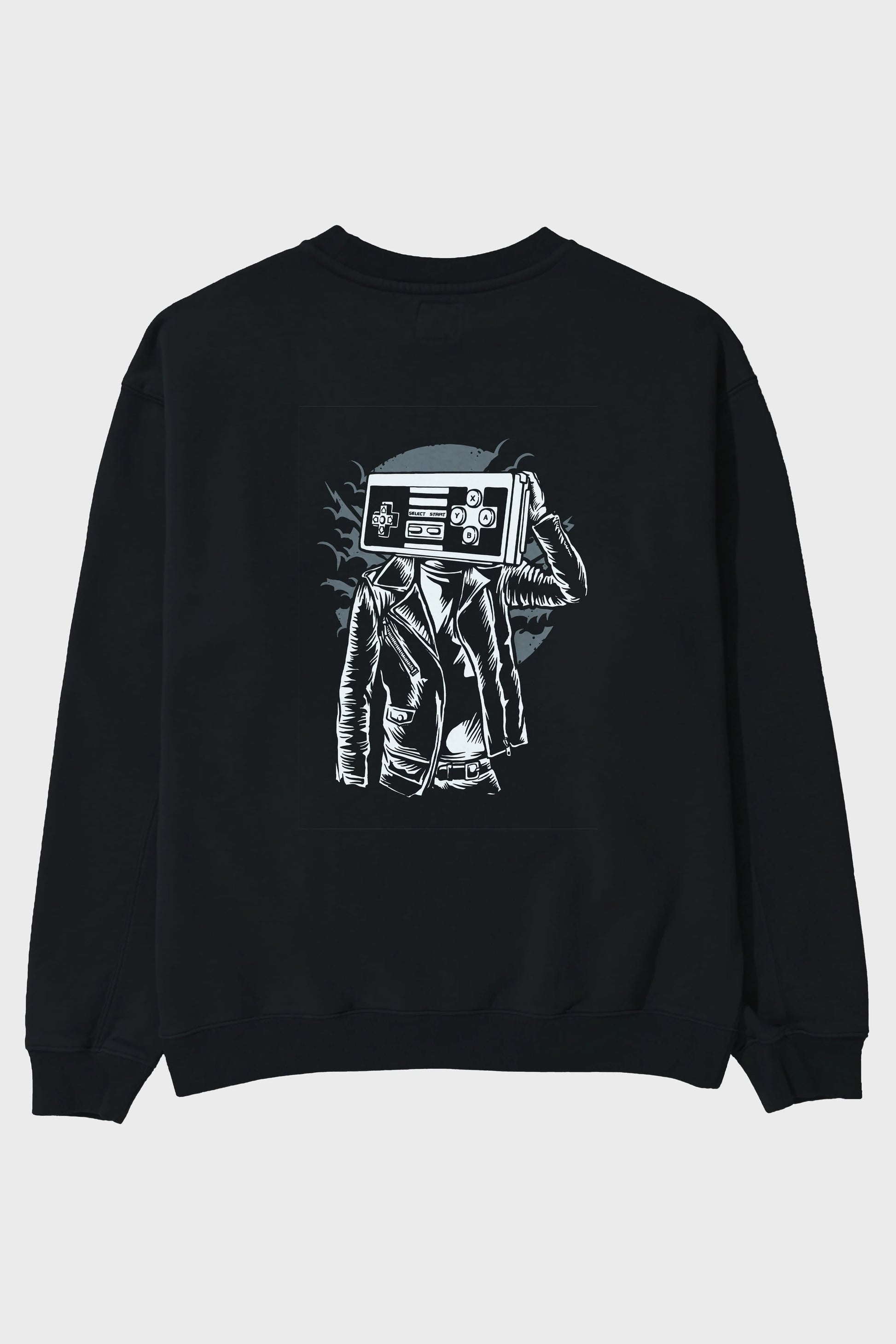 Street Gamers Arka Baskılı Oversize Sweatshirt Erkek Kadın Unisex