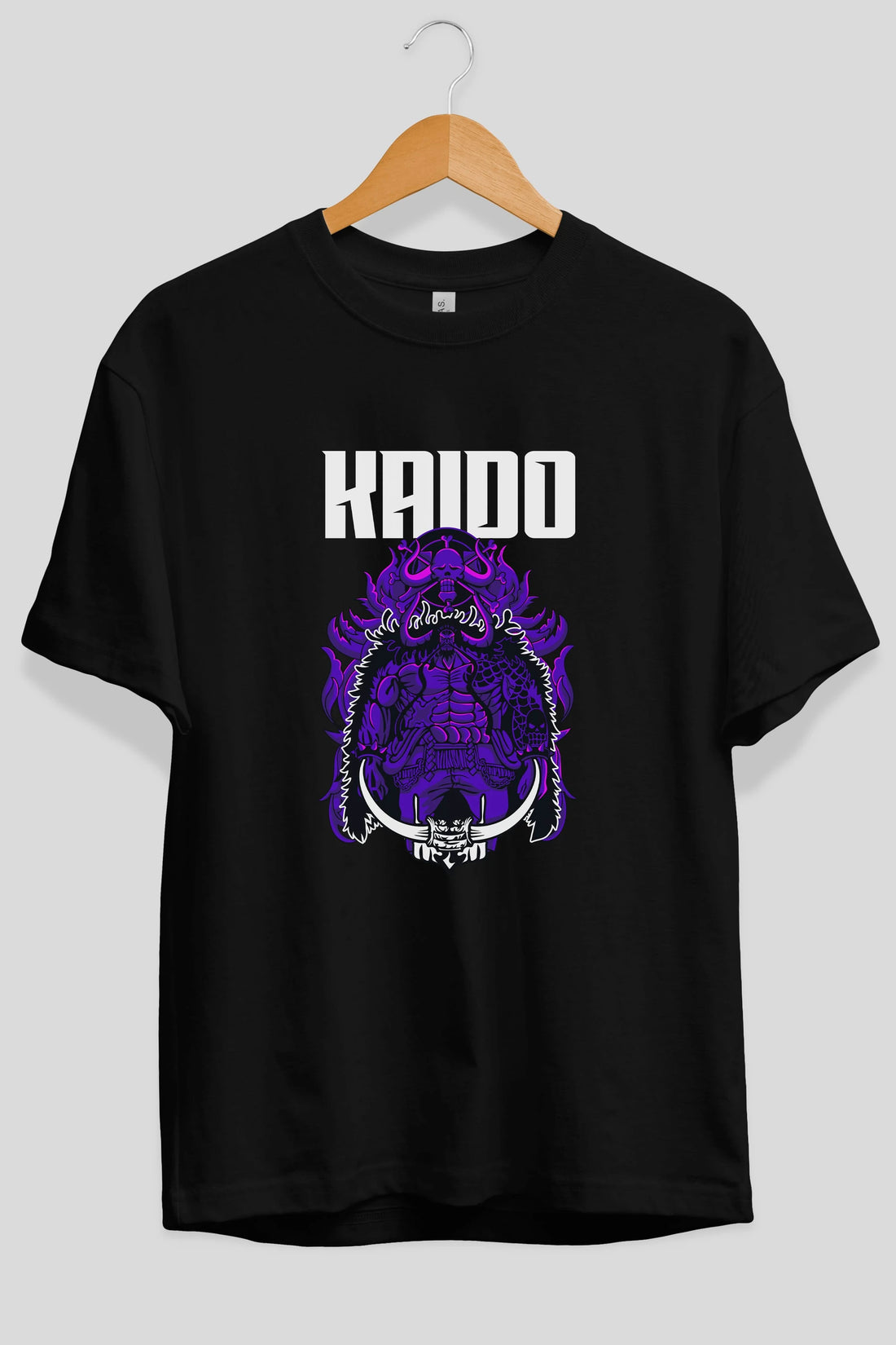Kaido Anime Ön Baskılı Oversize t-shirt Erkek Kadın Unisex