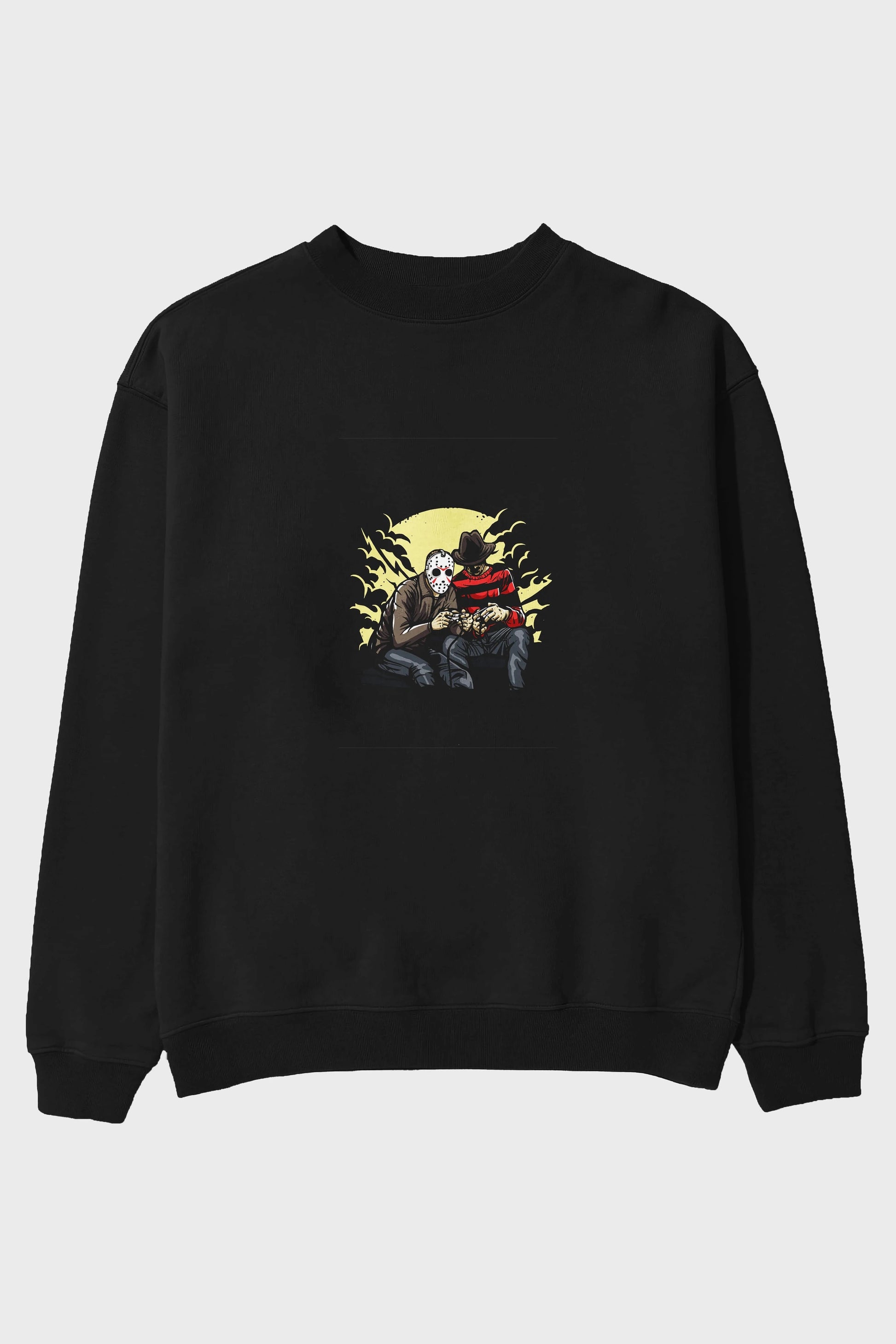Dark Gamers Ön Baskılı Oversize Sweatshirt Erkek Kadın Unisex