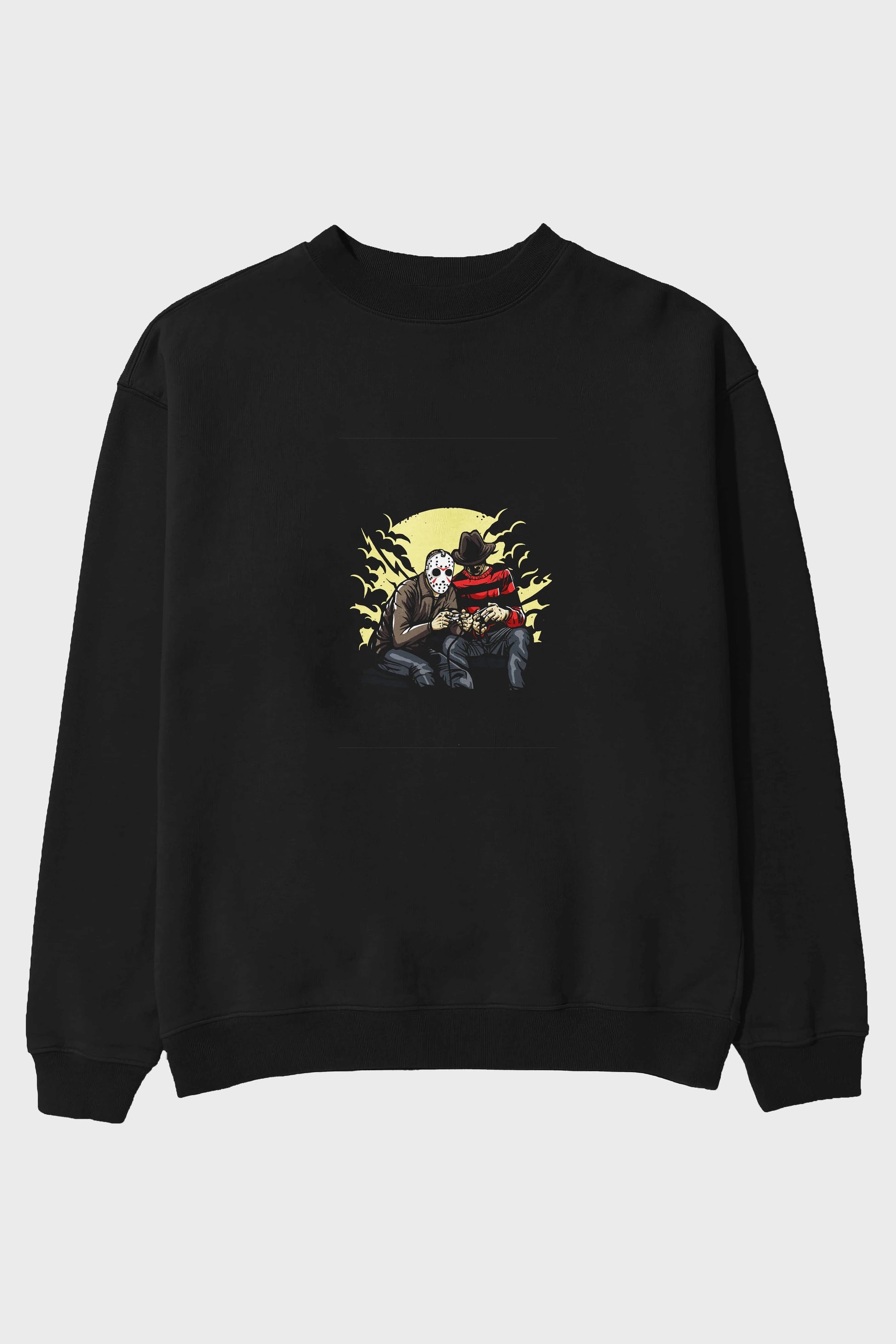Dark Gamers Ön Baskılı Oversize Sweatshirt Erkek Kadın Unisex