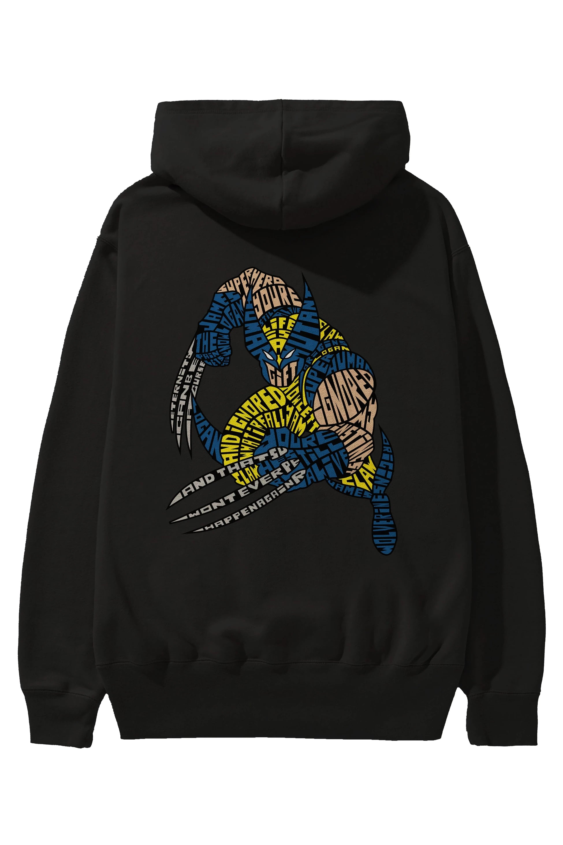 Logan Arka Baskılı Hoodie Oversize Kapüşonlu Sweatshirt Erkek Kadın Unisex