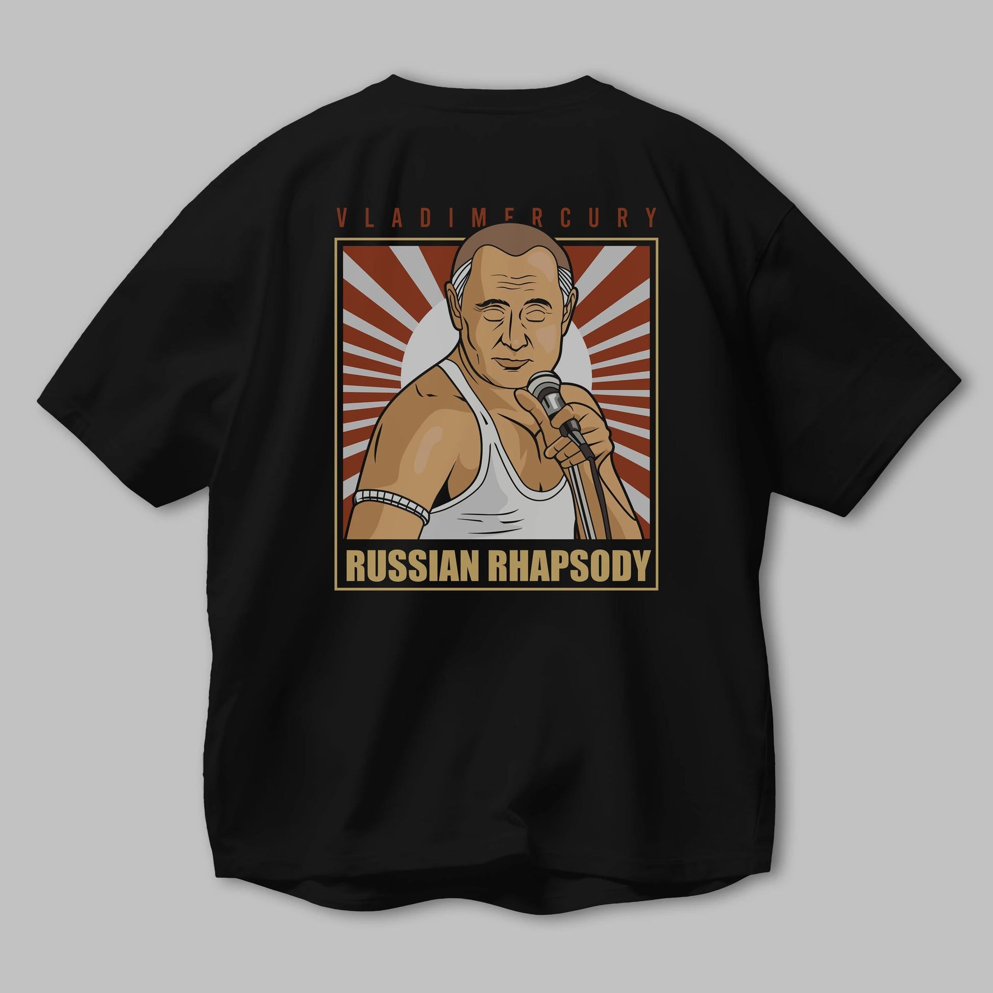 Freddy Puttin Arka Baskılı Oversize t-shirt Erkek Kadın Unisex %100 Pamuk tişort