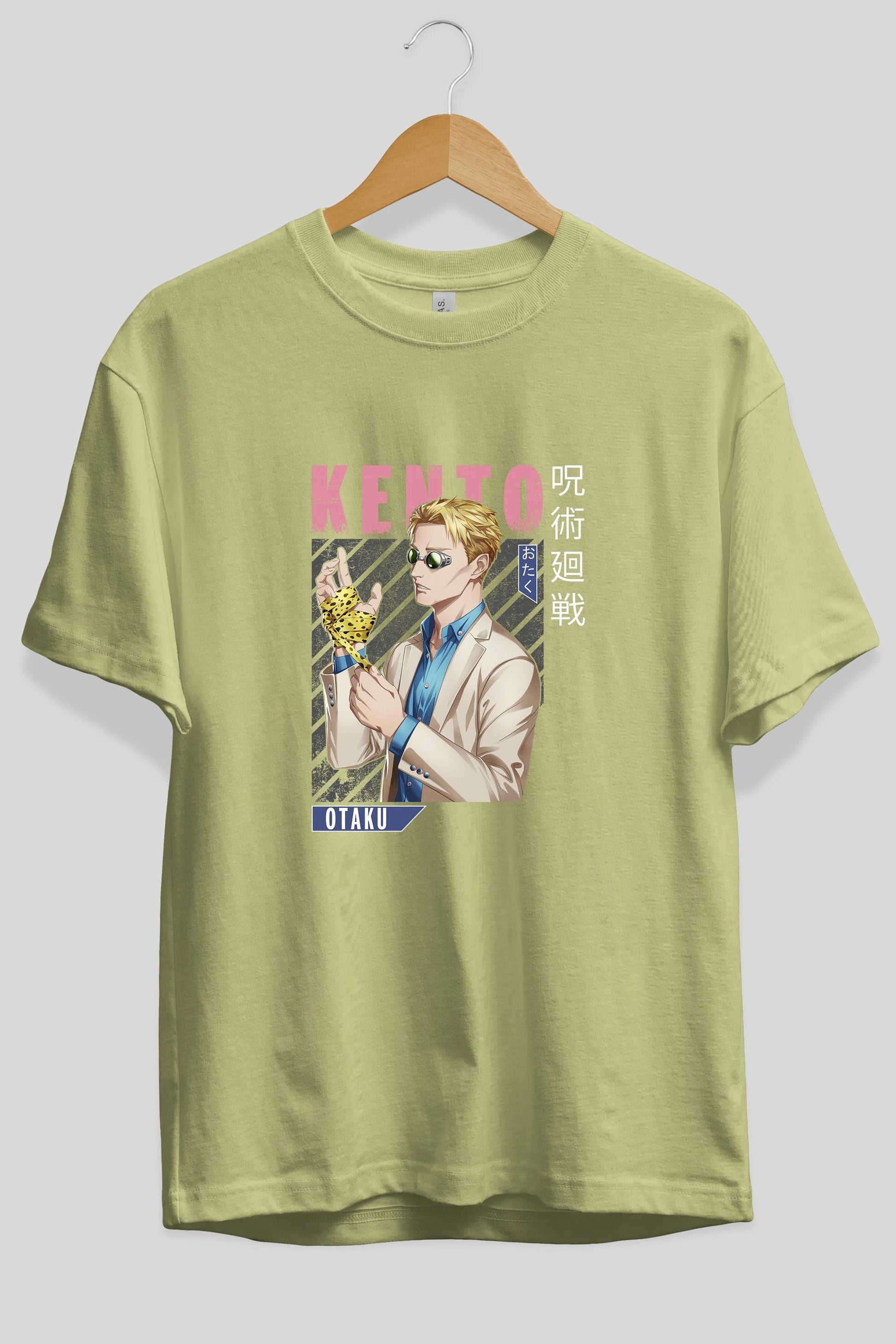 Kento Nanami Anime Ön Baskılı Oversize t-shirt %100 pamuk Erkek Kadın Unisex