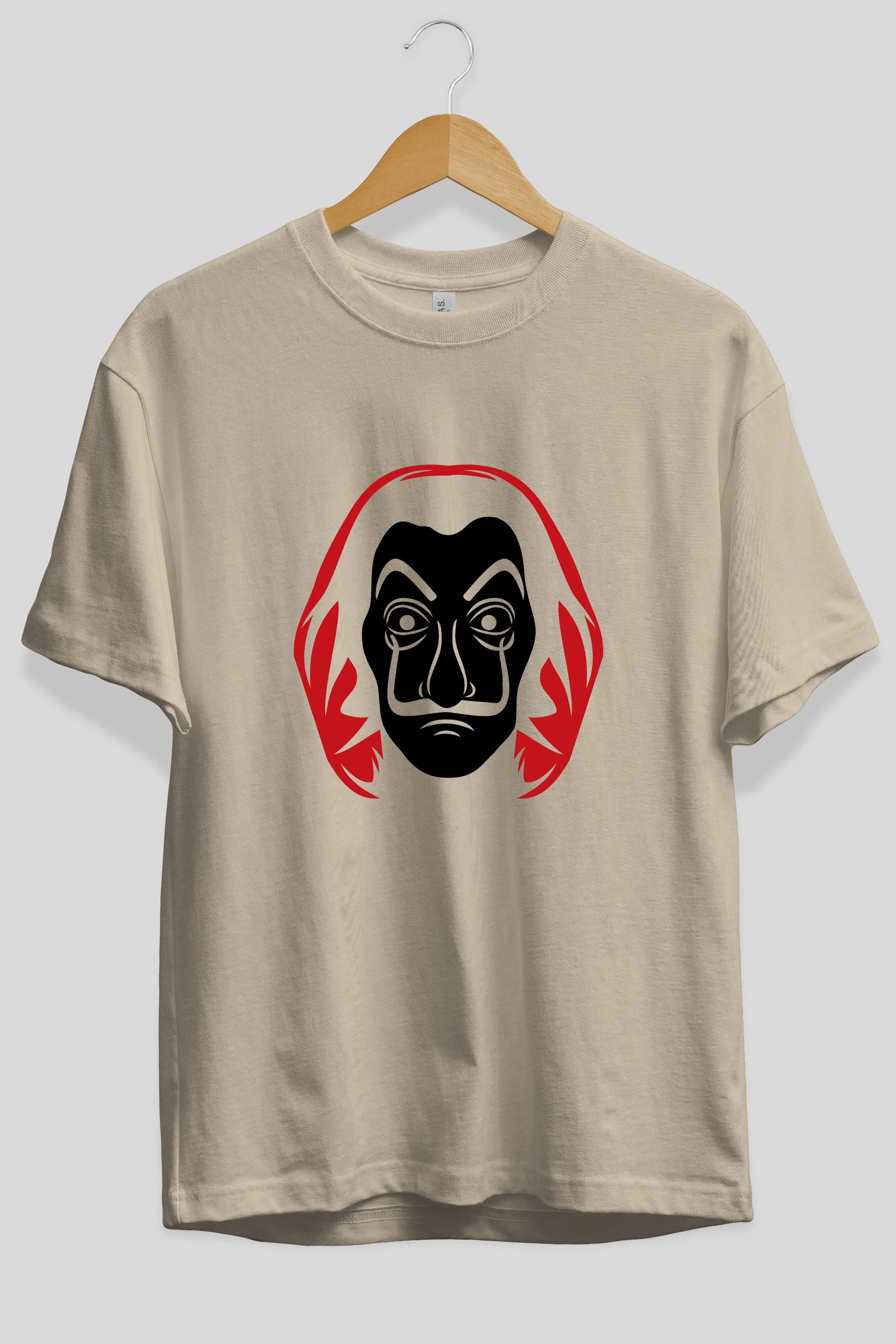 La Casa De Papel (8) Ön Baskılı Oversize t-shirt Erkek Kadın Unisex %100 Pamuk Bisiklet Yaka tişort