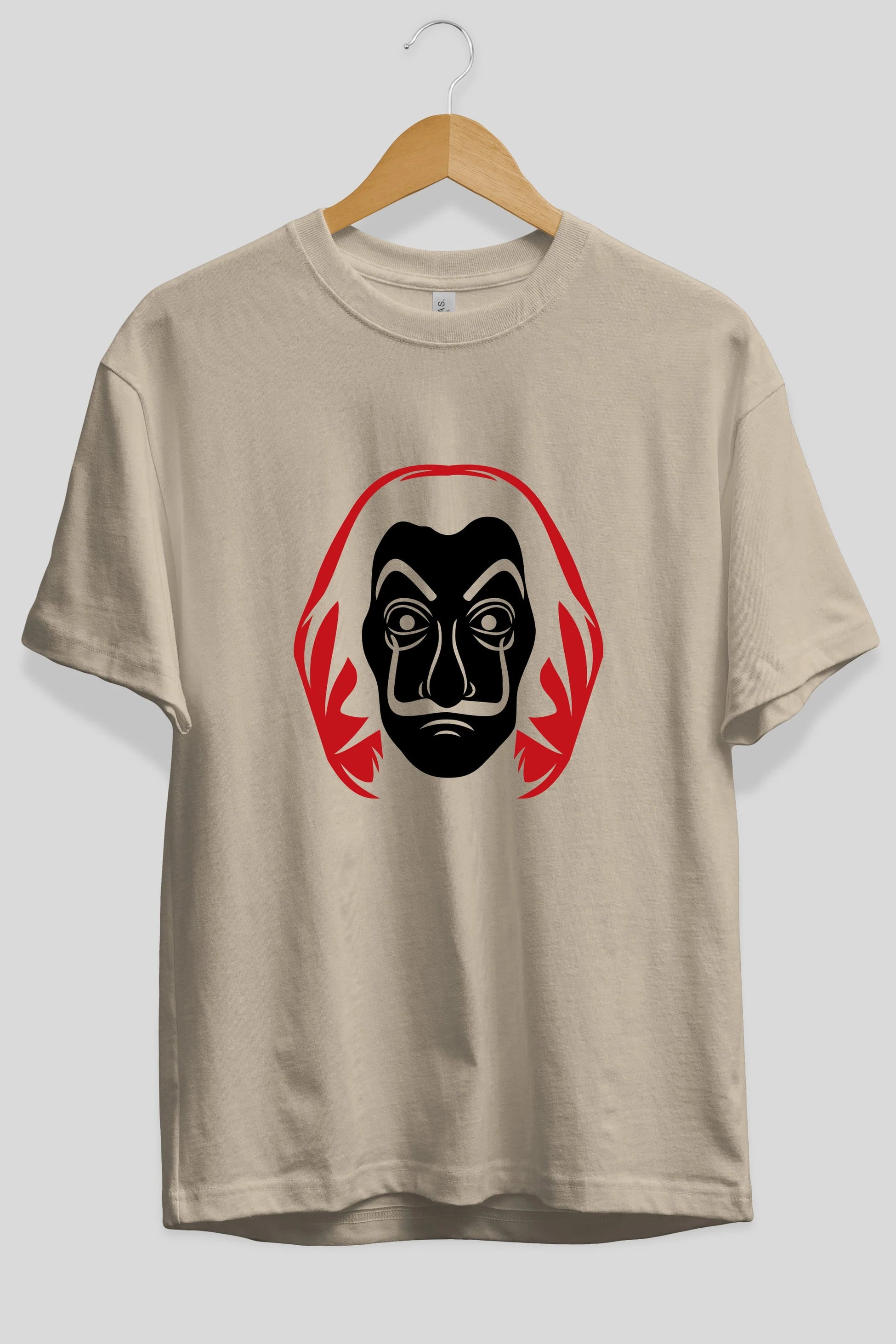 La Casa De Papel (8) Ön Baskılı Oversize t-shirt Erkek Kadın Unisex %100 Pamuk Bisiklet Yaka tişort